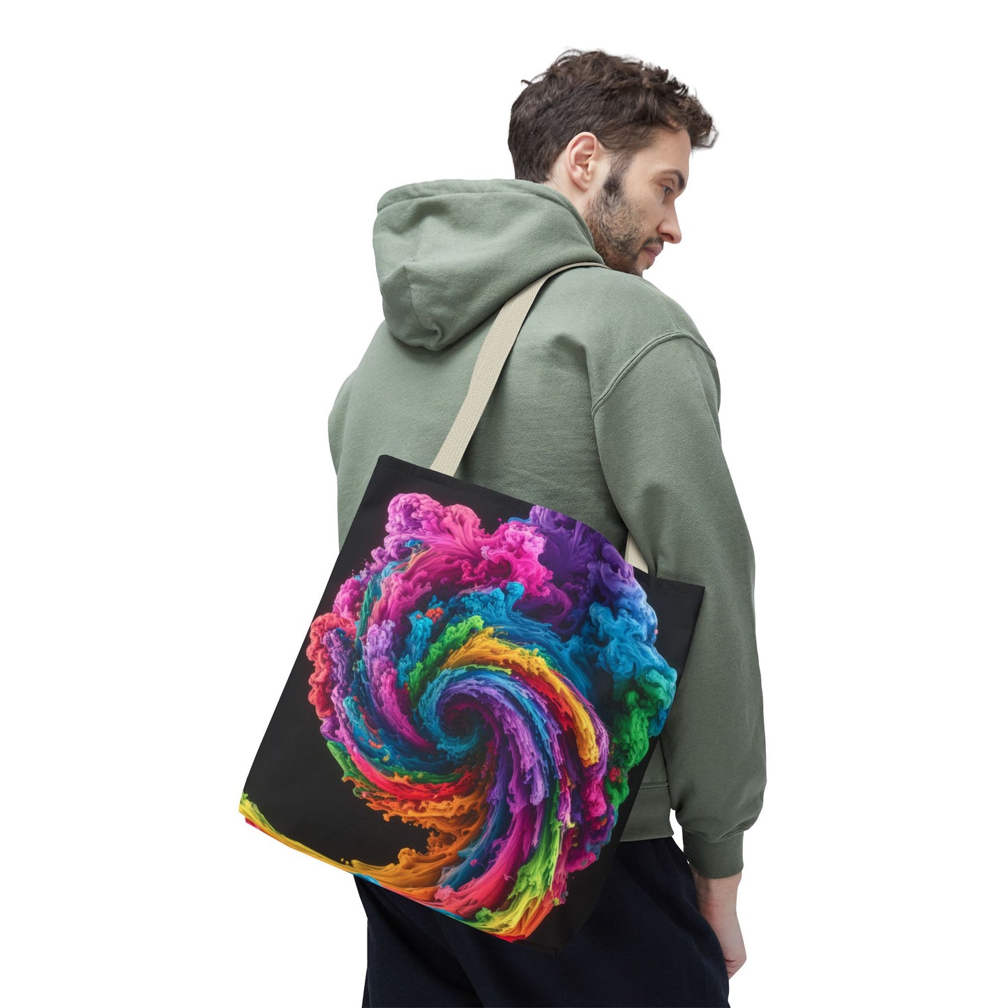 Colorful Swirl Tote Bag