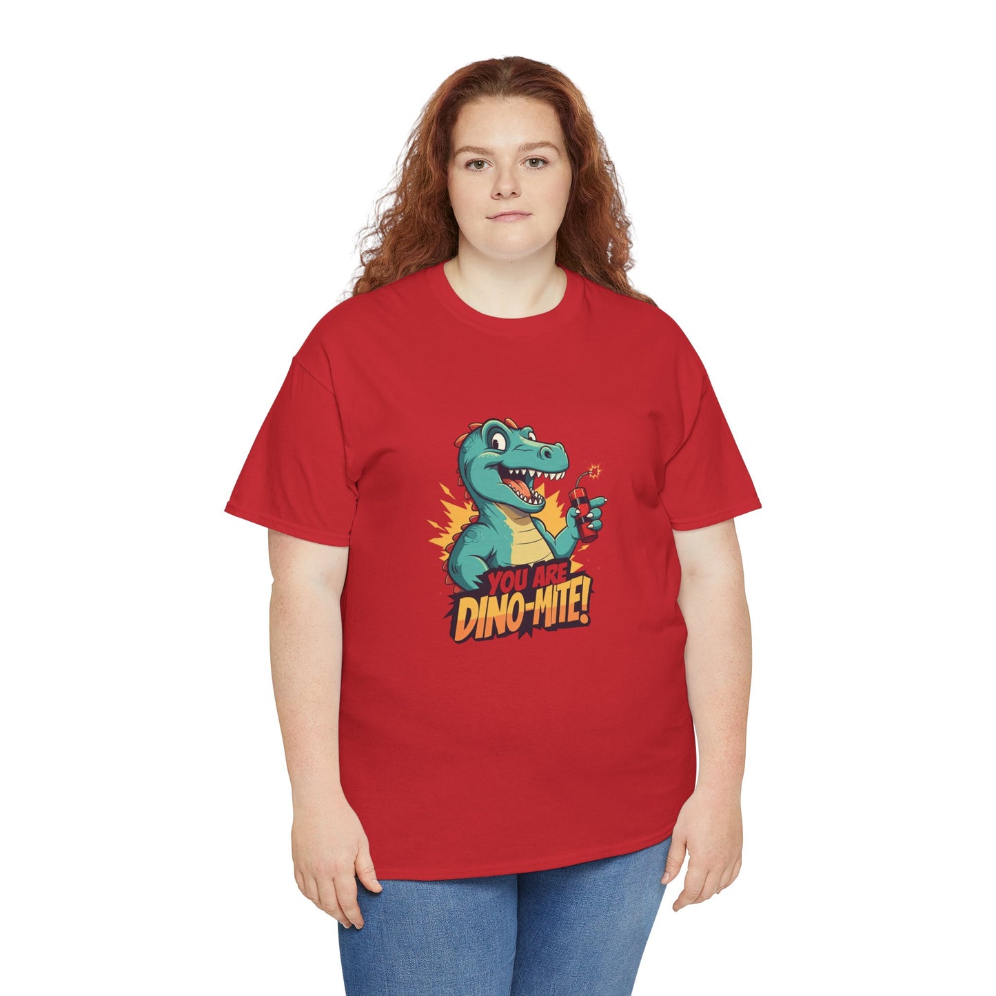 You Are Dino-Mite T-Shirt – Funny Dinosaur Graphic Tee | Cute T-Rex Shirt for Kids & Adults | Unisex Dino Lover Gift | Explosion Design