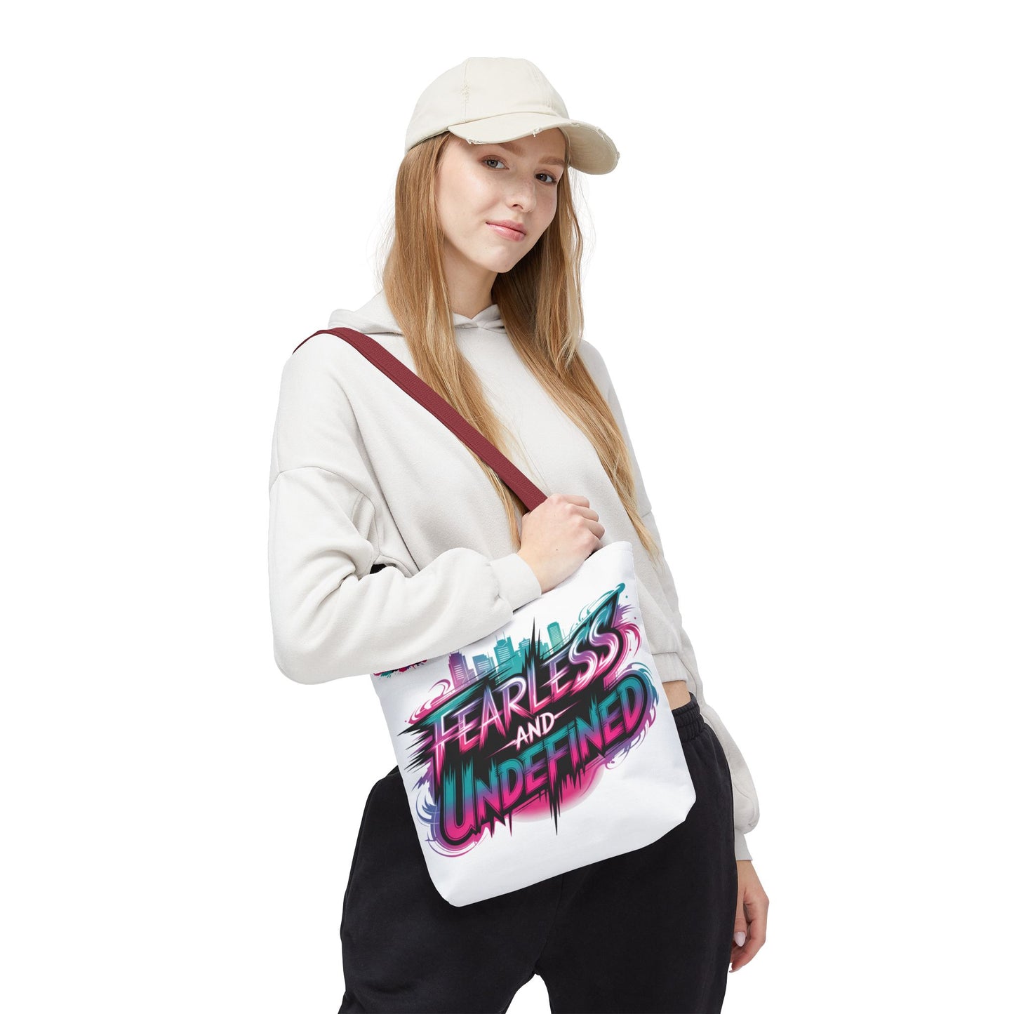 Custom Name Tote Bag | Fearless and Undefined Design | K-Pop Inspired Gift for Fans | Personalized Bold Aesthetic Bag | Trendy Streetwear Tote