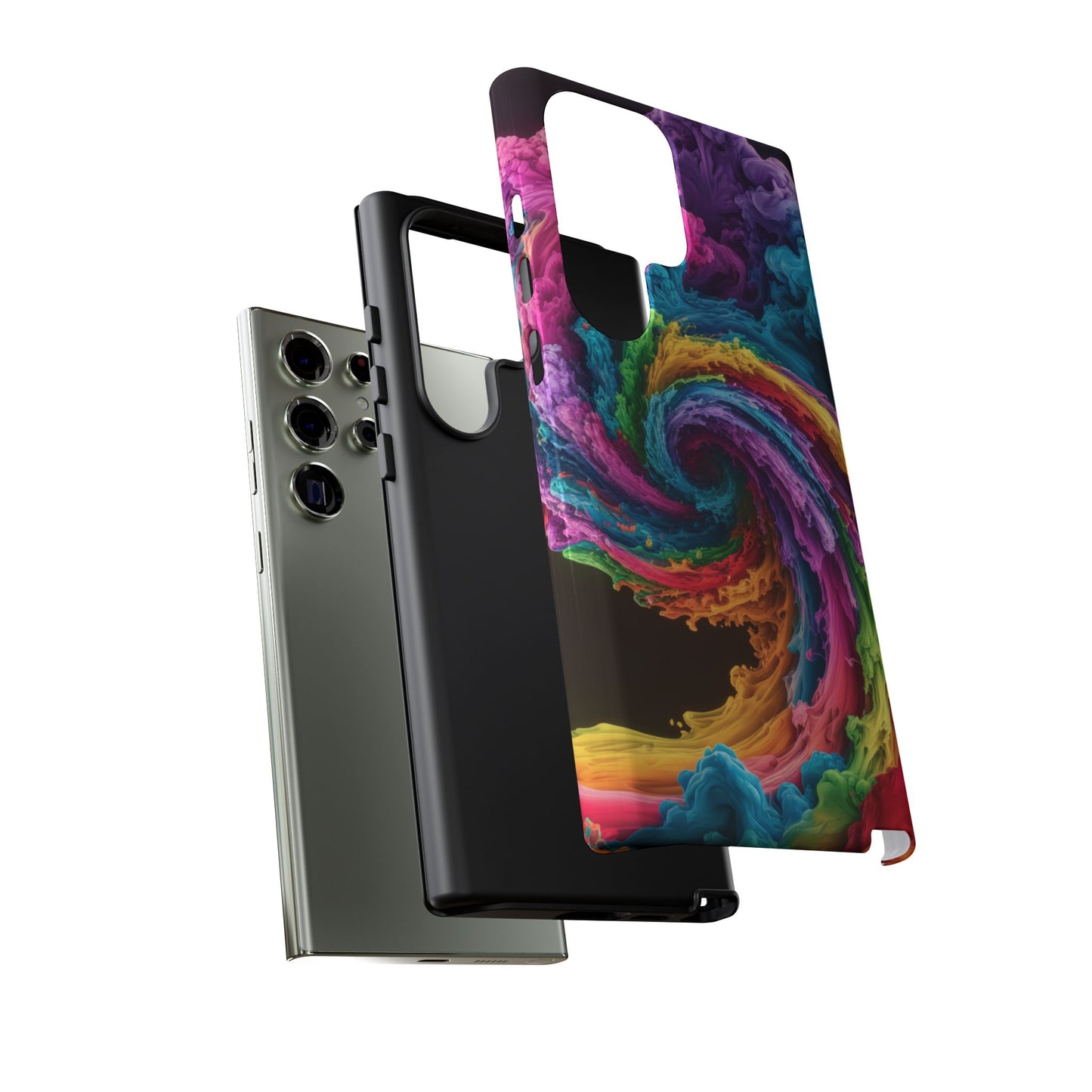 Phone Case - Colorful Swirl Design for Samsung Galaxy