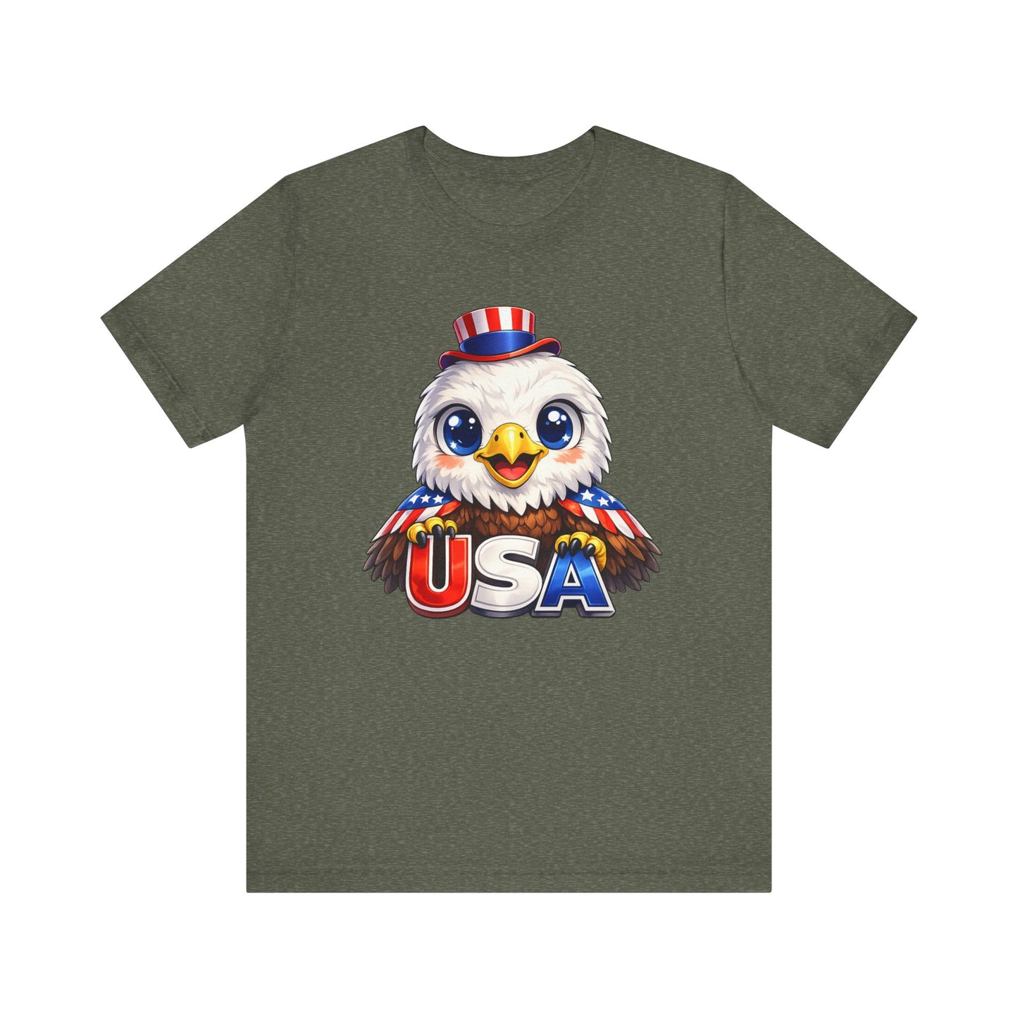 Cute USA Eagle Shirt, Patriotic Eagle T Shirt, Fourth Of July Shirt, American Flag Eagle Tee, Freedom Graphic Shirt, USA Pride Top