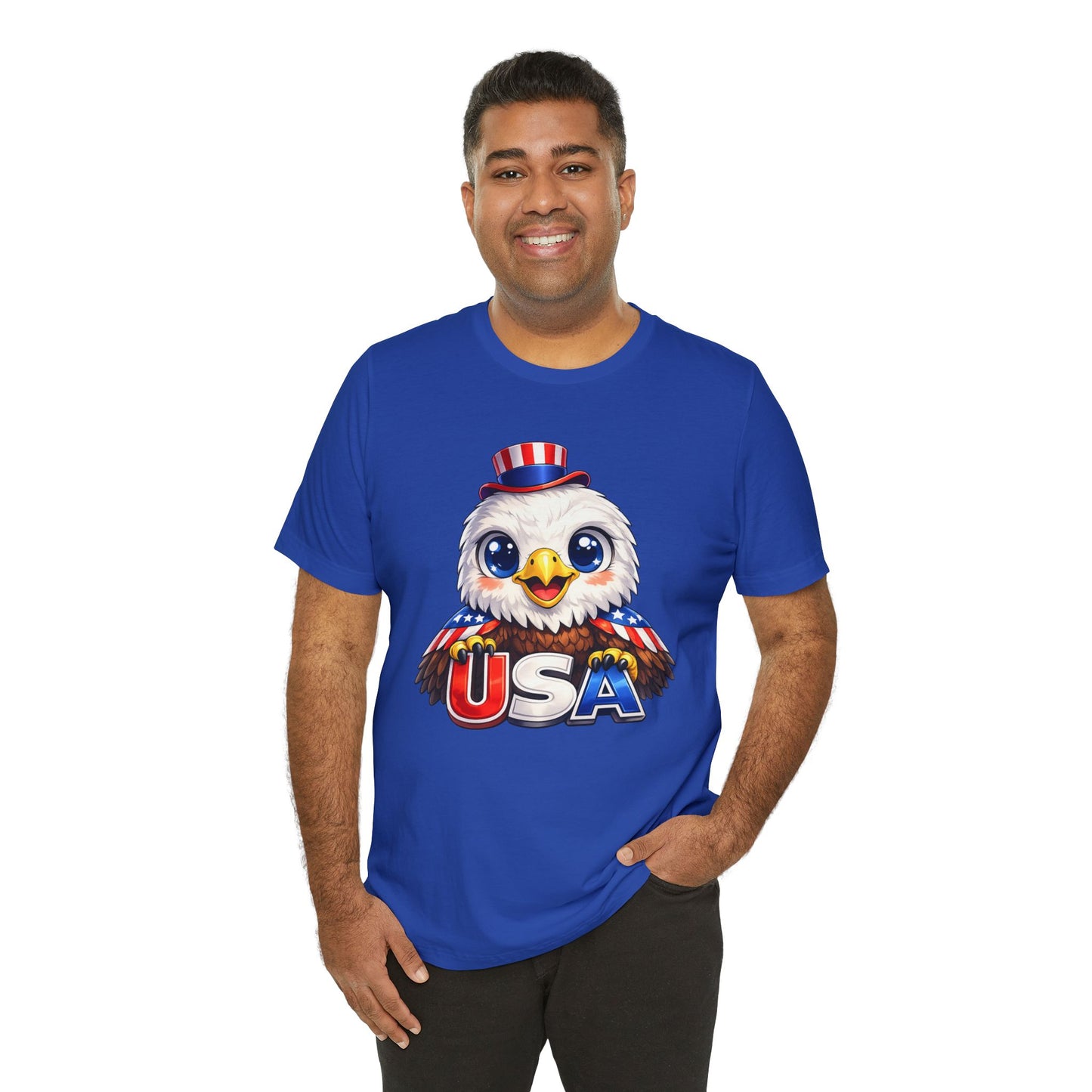 Cute USA Eagle Shirt, Patriotic Eagle T Shirt, Fourth Of July Shirt, American Flag Eagle Tee, Freedom Graphic Shirt, USA Pride Top