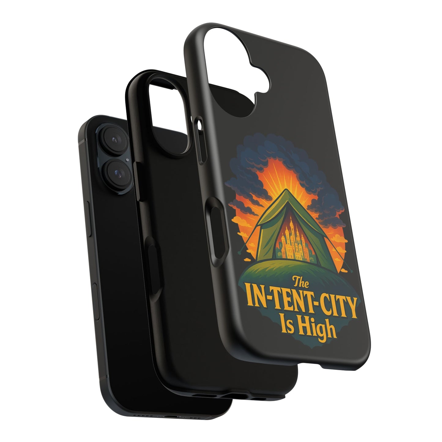 iPhone Case - The In-Tent-City is High Design Intense Phone Case Funny Intensity iPhone Case