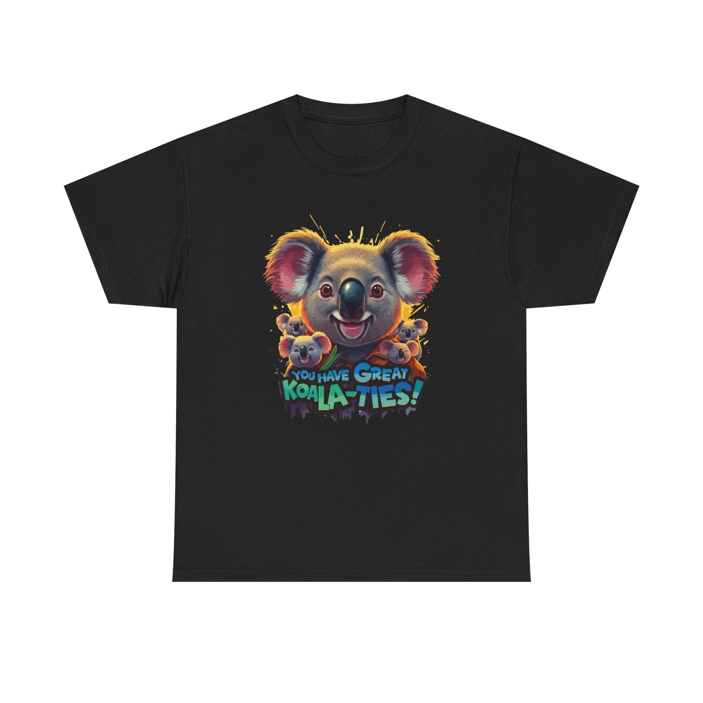 You Have Great Koala‑ties Tee – Cute Koala Pun T‑Shirt, Animal Lover Gift, Funny Wildlife Graphic, Unisex Casual Tee