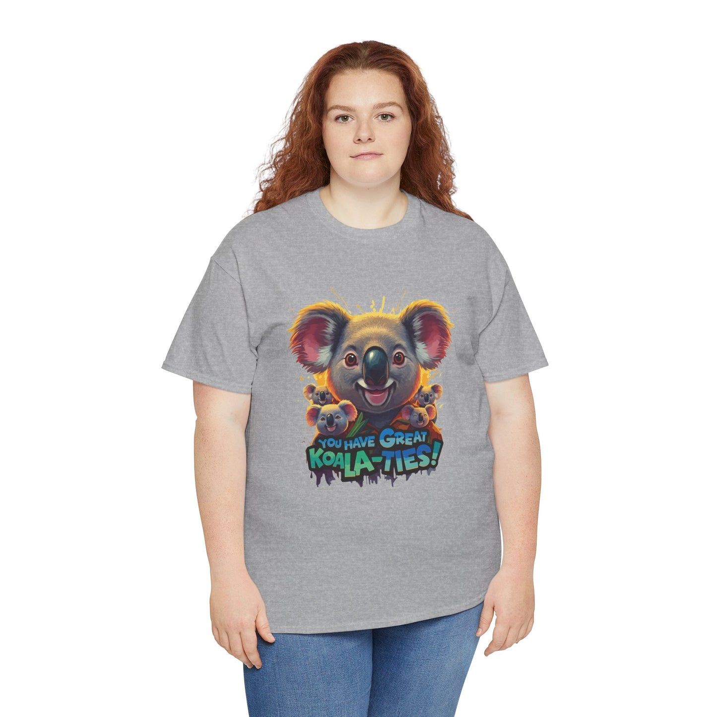 You Have Great Koala‑ties Tee – Cute Koala Pun T‑Shirt, Animal Lover Gift, Funny Wildlife Graphic, Unisex Casual Tee