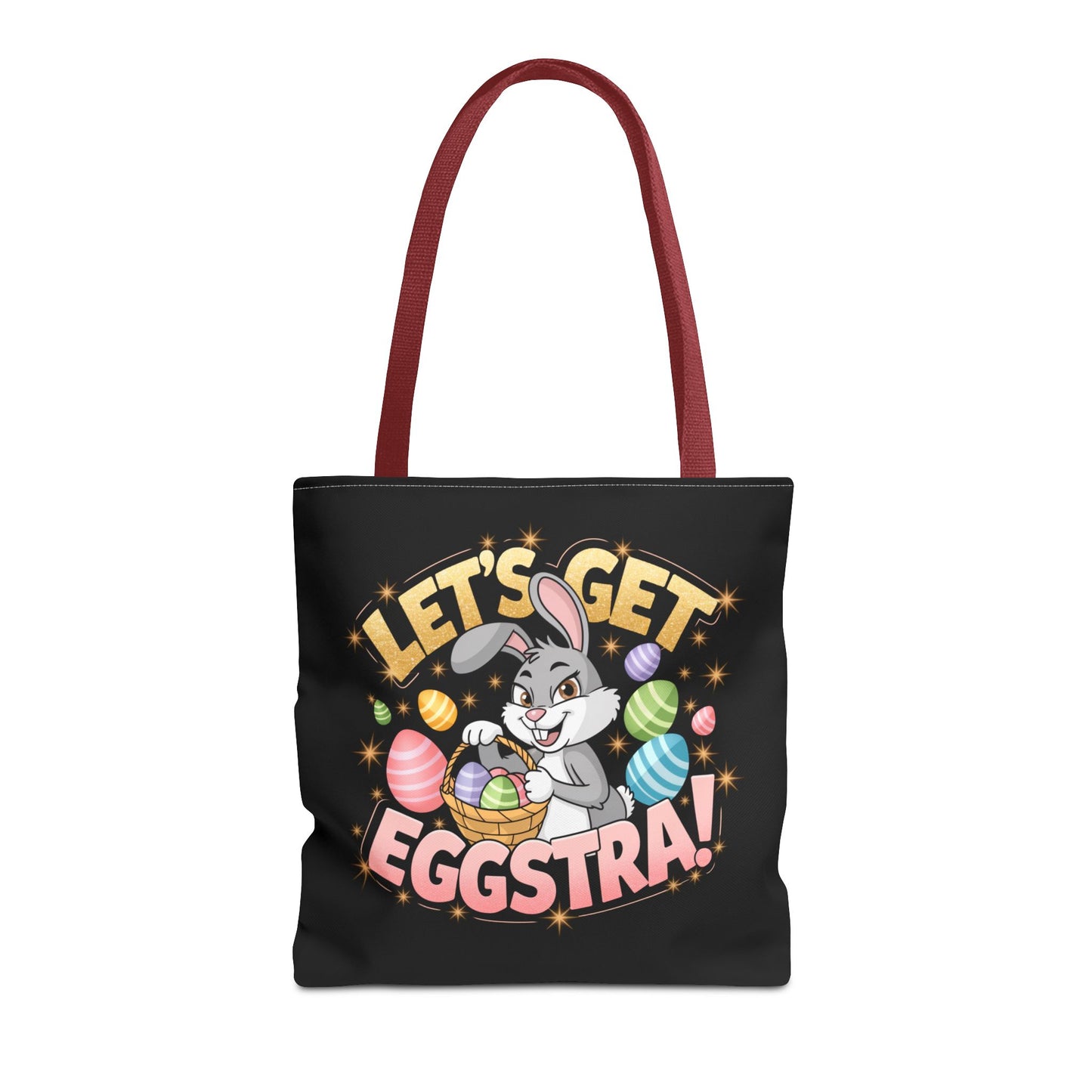 Easter Bunny Tote Bag - 'Leg's Get Eggstra'