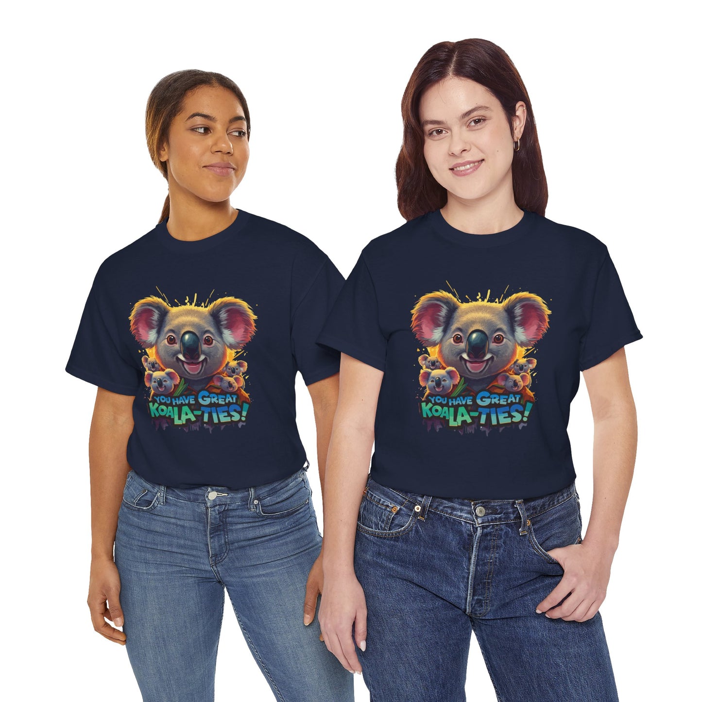 You Have Great Koala‑ties Tee – Cute Koala Pun T‑Shirt, Animal Lover Gift, Funny Wildlife Graphic, Unisex Casual Tee