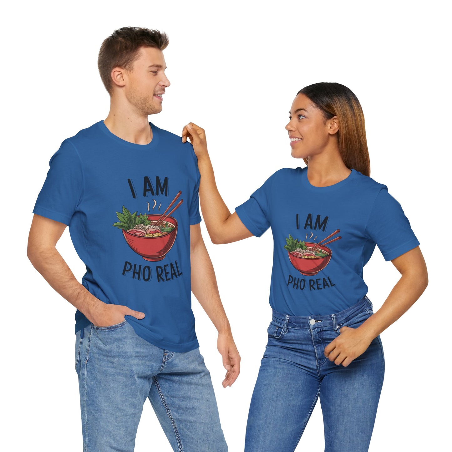 I Am Pho Real T-Shirt | Funny Pho Noodle Bowl Tee, Vietnamese Food Pun Shirt, Ramen & Noodle Lover Gift, Cute Asian Cuisine Graphic Top