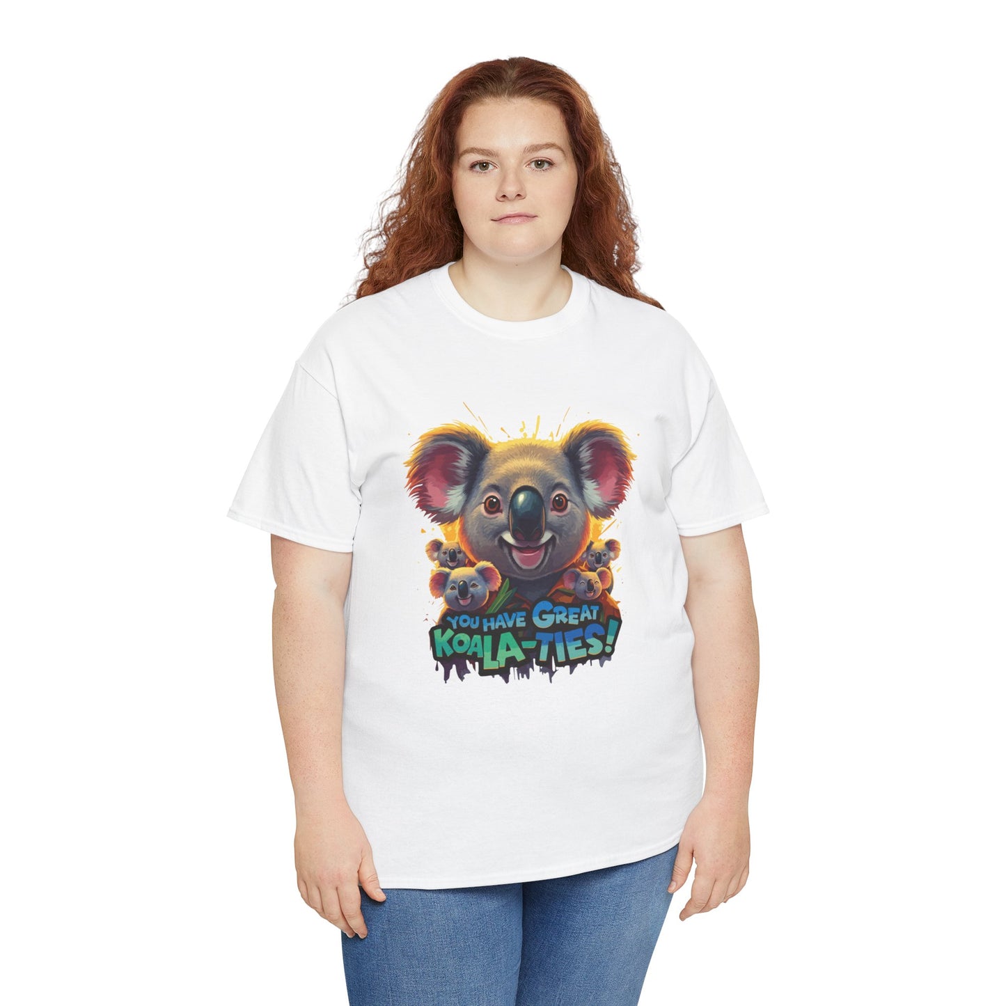 You Have Great Koala‑ties Tee – Cute Koala Pun T‑Shirt, Animal Lover Gift, Funny Wildlife Graphic, Unisex Casual Tee