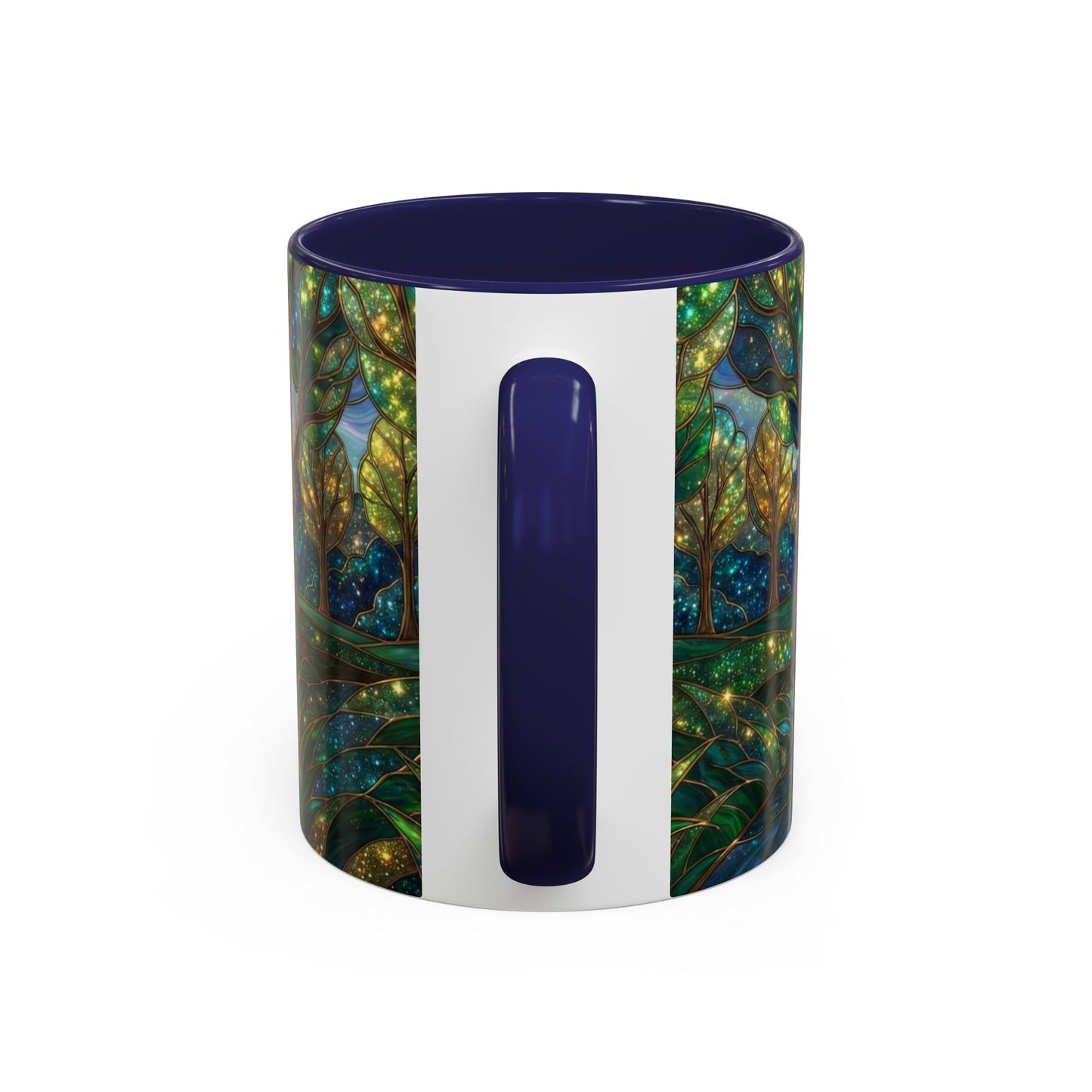 Stained Glass German Shepherd Mug, Dog Lover Coffee Mug, German Shepherd Art Cup, Pet Memorial Gift, Colorful Dog Mug, Nature Art Mug