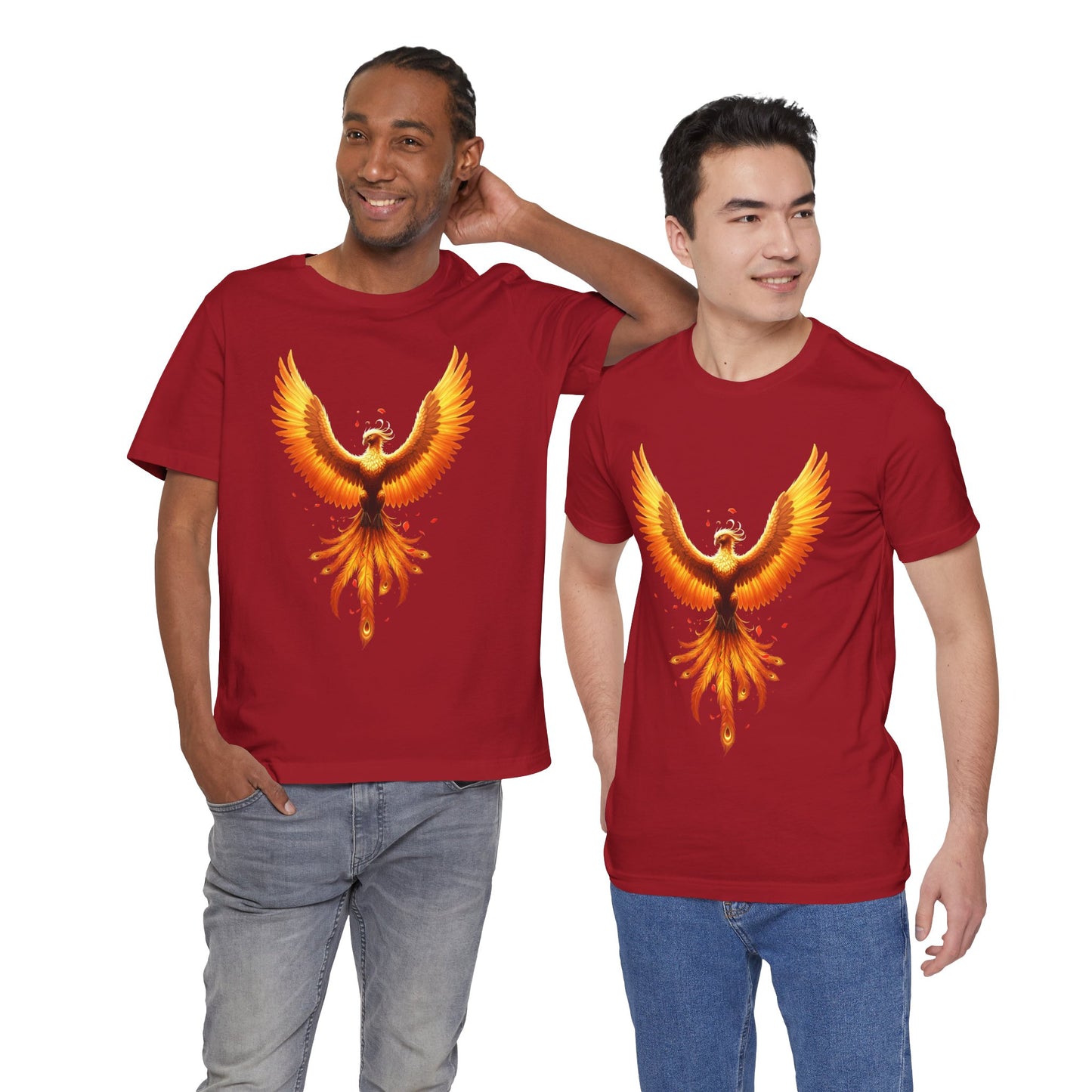 Phoenix Rising Shirt • Fiery Phoenix Graphic Tee • Rebirth Transformation Myth Shirt • Firebird Art Tee • Unisex Gift Tee XS‑5XL