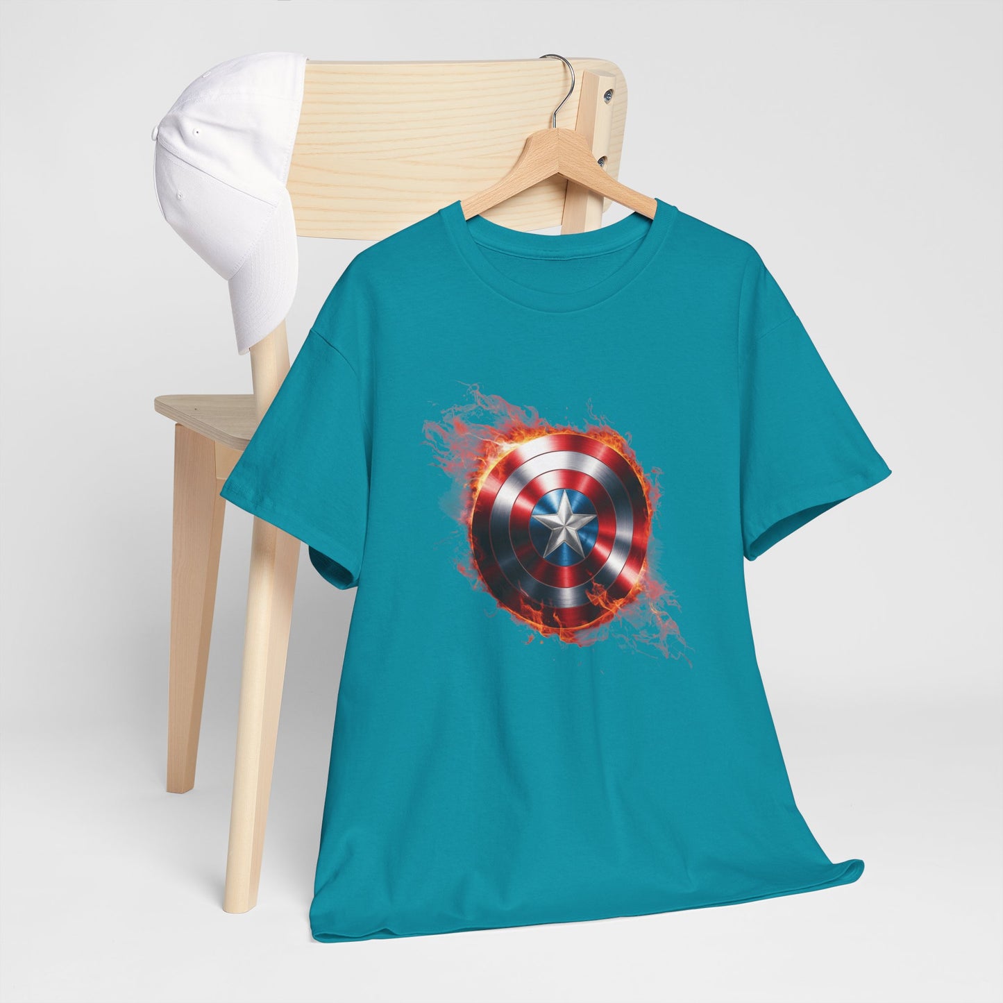 Captain America Flame Tee