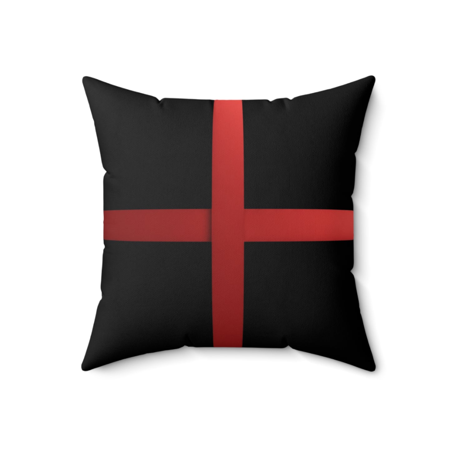 Custom Name Gift Wrap Pillow | Personalized Faux Suede Cushion | Holiday Red Bow Decor | Christmas Throw Pillow for Home or Gift