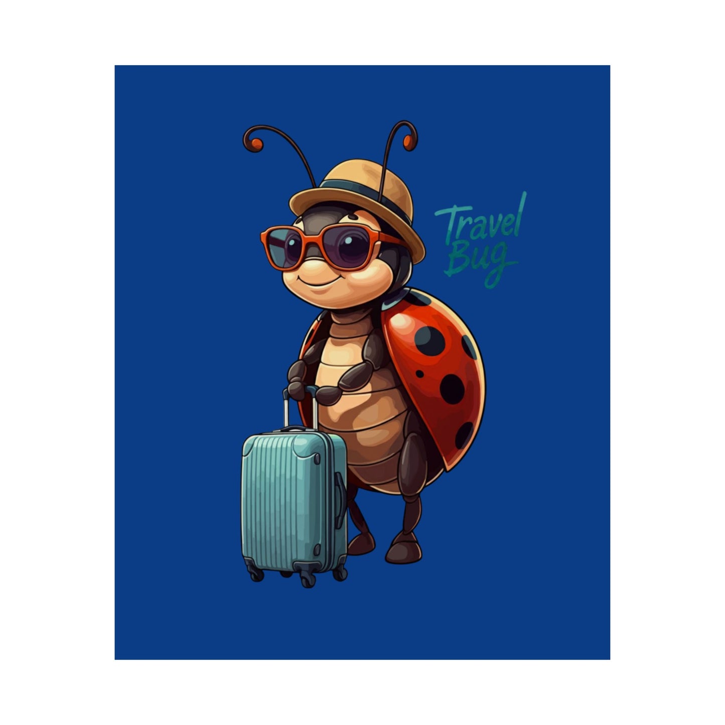 Vertical Poster - Travel Bug Ladybug