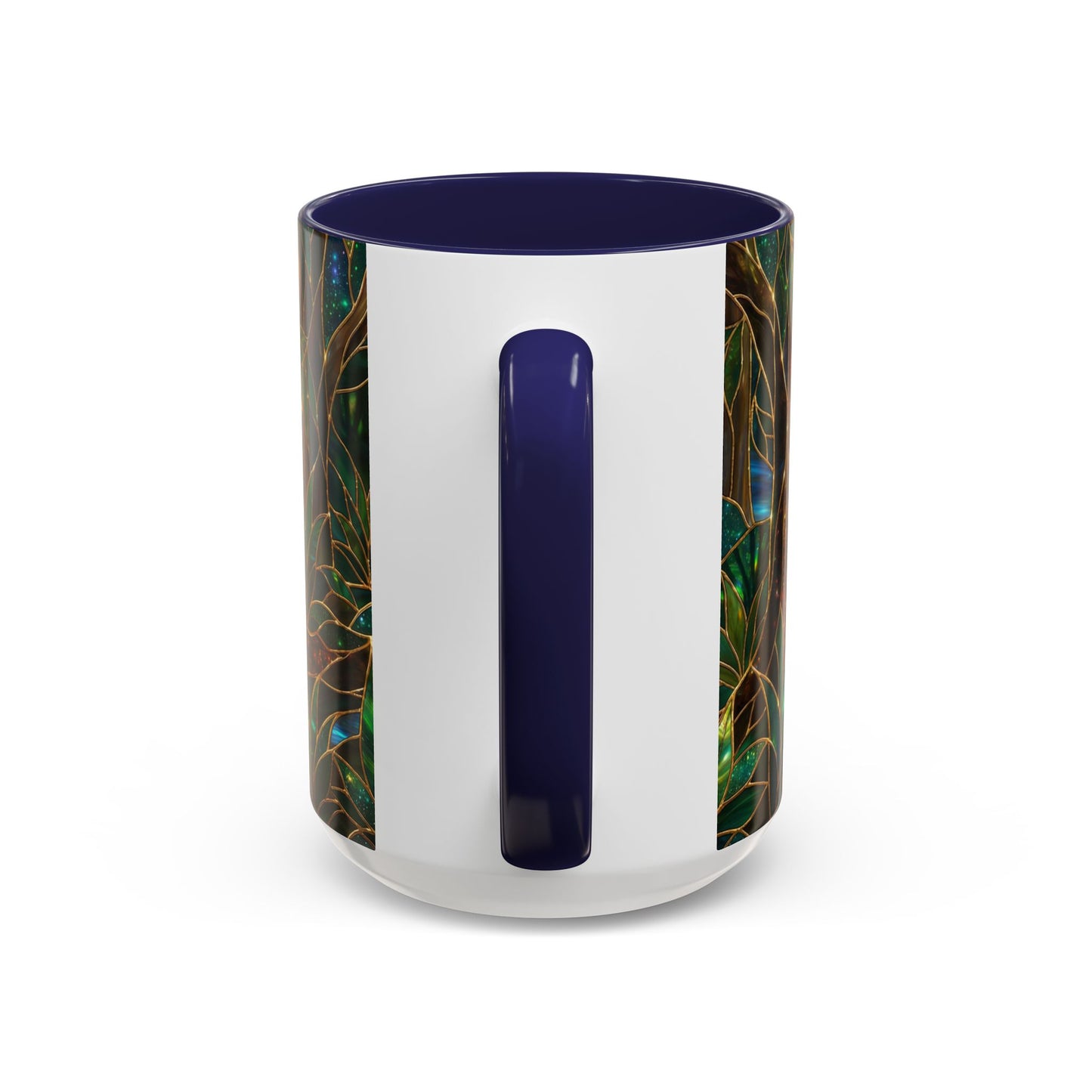 Stained Glass Tiger Mug, Tiger Coffee Cup, Wildlife Art Mug, Jungle Tiger Gift, Animal Lover Mug, Nature Inspired Coffee Cup