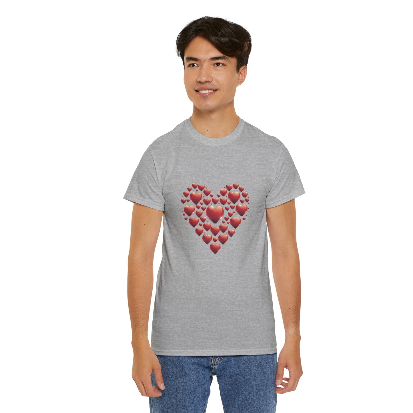 Heart Of Hearts Shirt, Minimal Valentine Shirt, Red Heart Graphic Tee, Love Aesthetic T Shirt, Valentine Gift Shirt