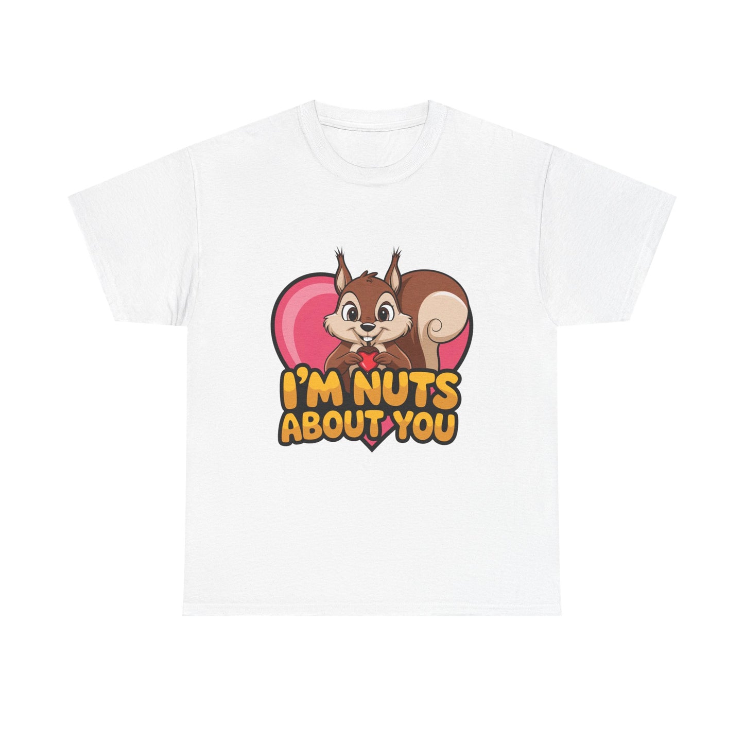 I’m Nuts About You Shirt, Funny Valentine Shirt, Squirrel Love T Shirt, Cute Animal Pun Tee, Valentine Gift For Him Her