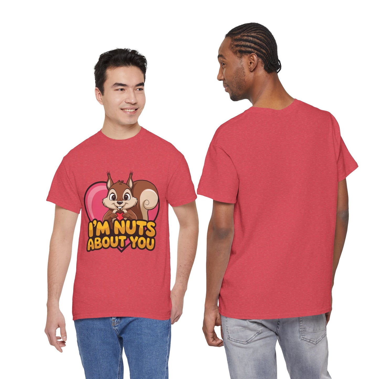 I’m Nuts About You Shirt, Funny Valentine Shirt, Squirrel Love T Shirt, Cute Animal Pun Tee, Valentine Gift For Him Her