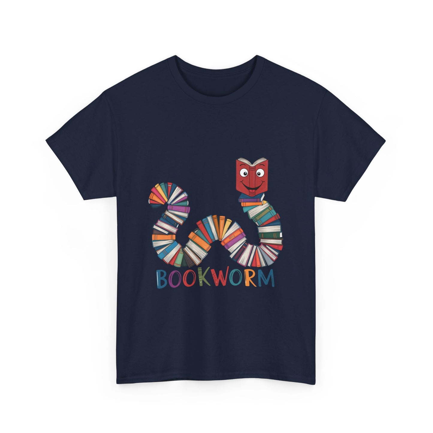 Cute Bookworm Shirt – Funny Reading Lover Tee – Teacher Gift – Kids Book Tee – Unisex Book Nerd Shirt – Book Club Graphic T-Shirt