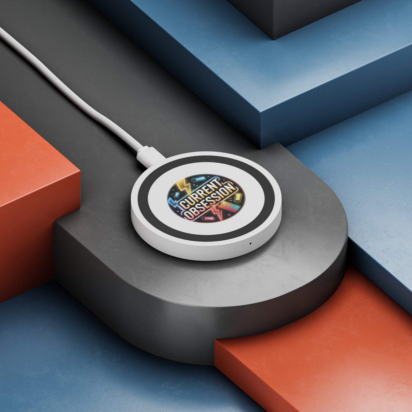 Wireless Charging Pad, Fun Quake Current Obsession Tech Gift, Charger Station