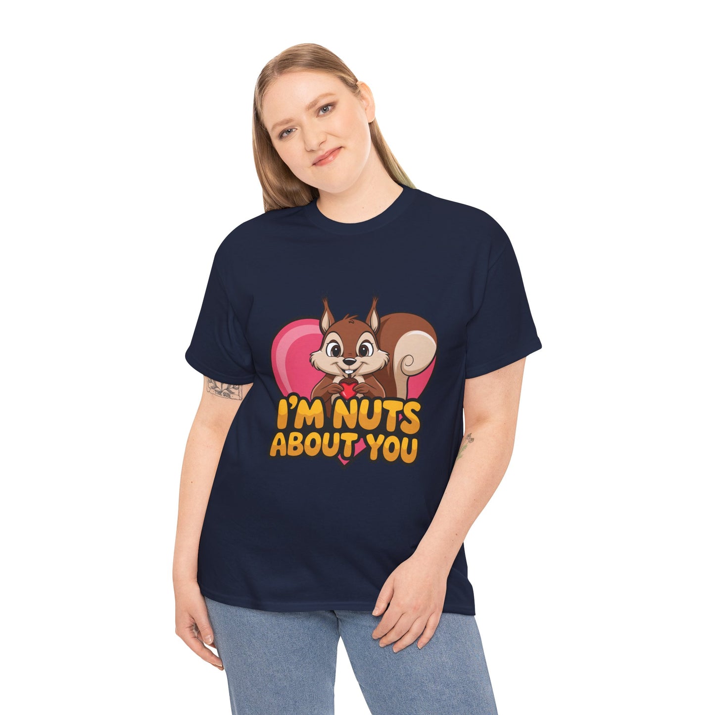 I’m Nuts About You Shirt, Funny Valentine Shirt, Squirrel Love T Shirt, Cute Animal Pun Tee, Valentine Gift For Him Her