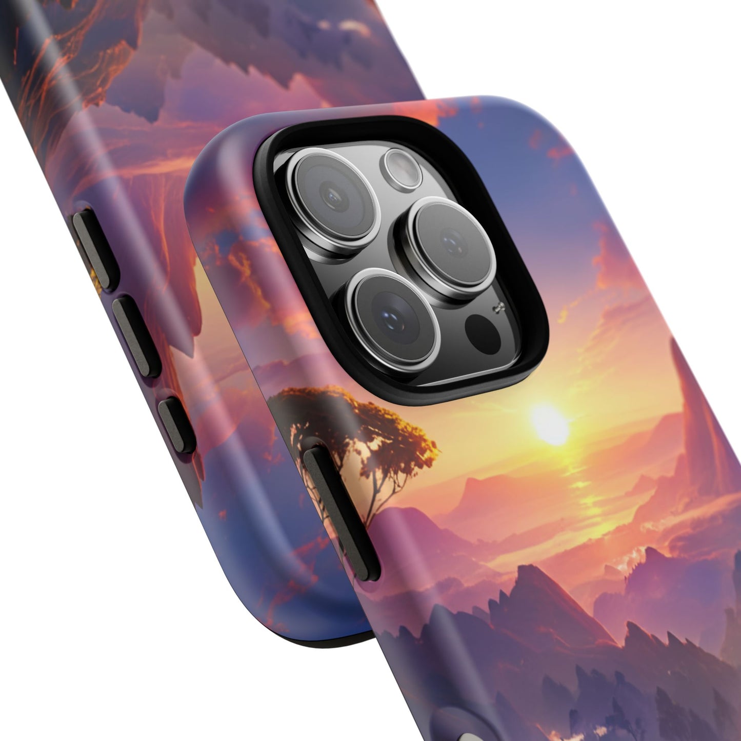 iPhone Tough Case - Artistic Sunset Landscape