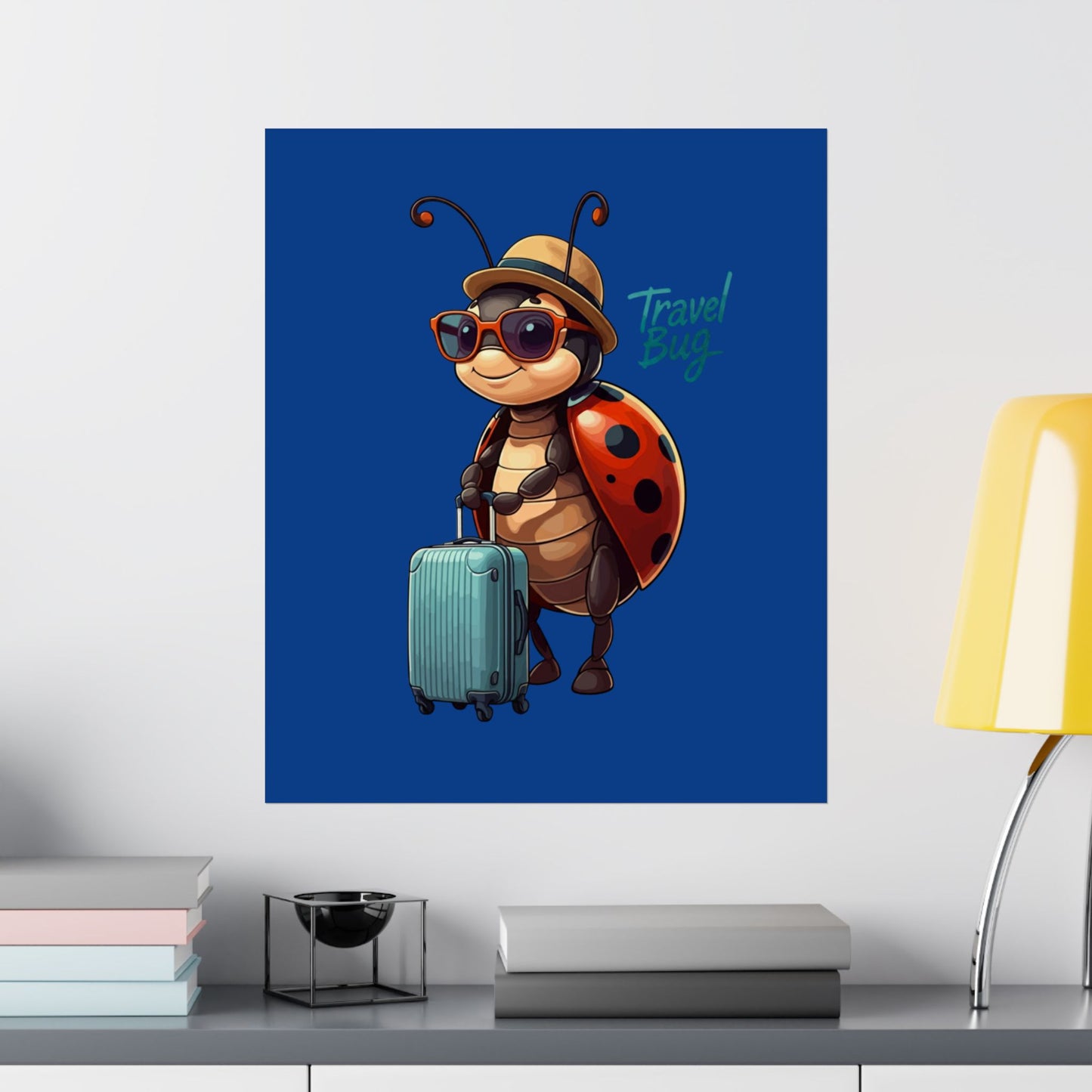 Vertical Poster - Travel Bug Ladybug