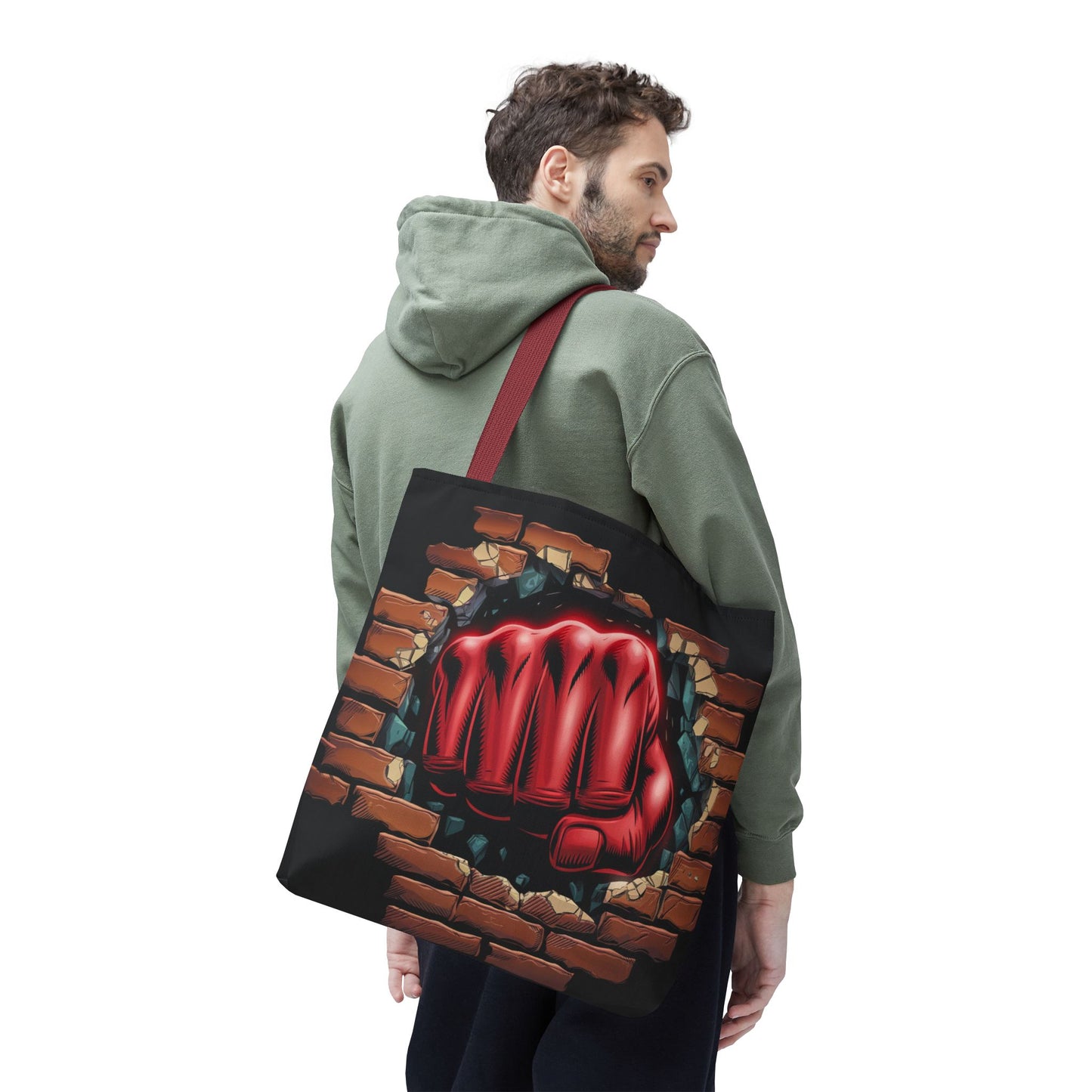Red Fist Tote Bag