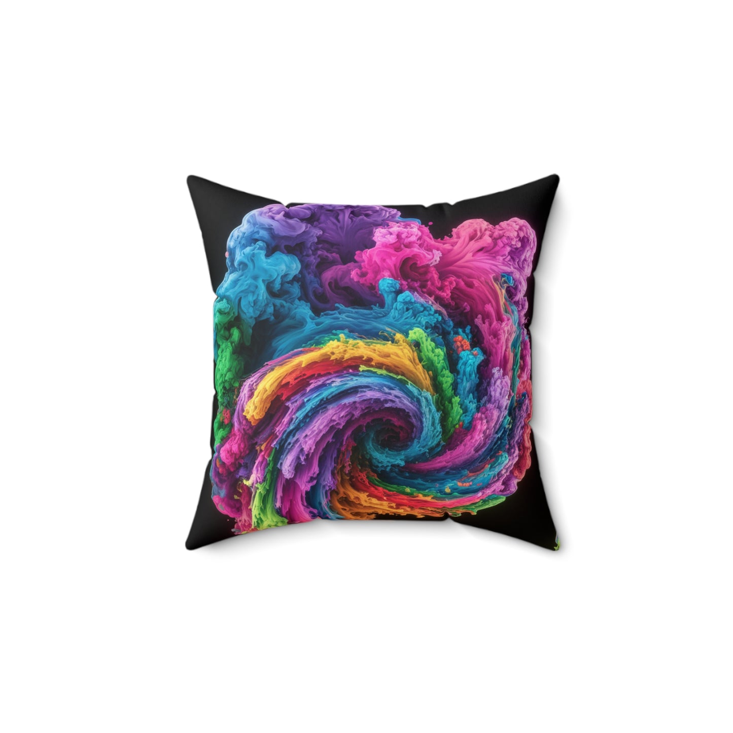 Colorful Swirl Pillow
