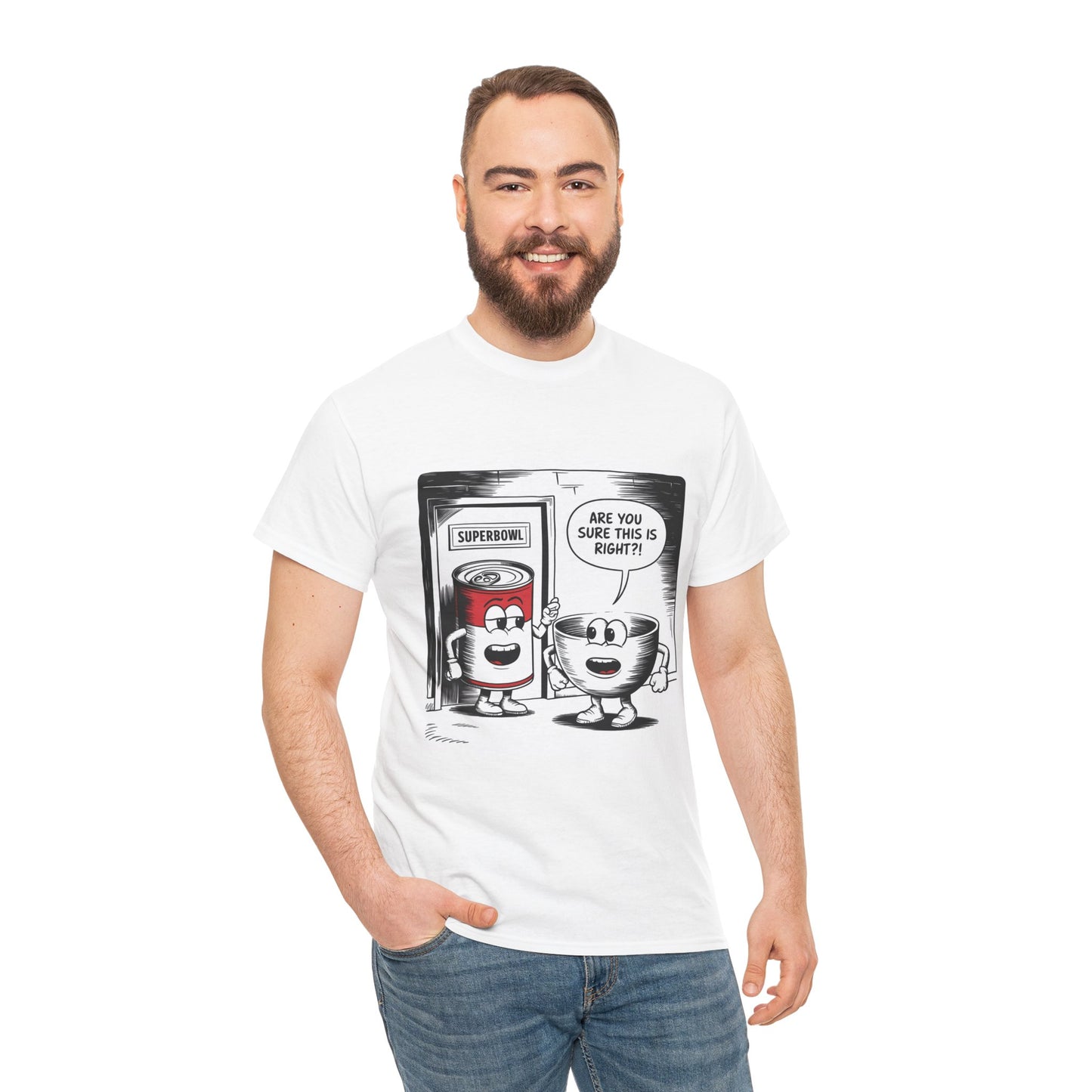 Comic Unisex Tee - Superbowl Design