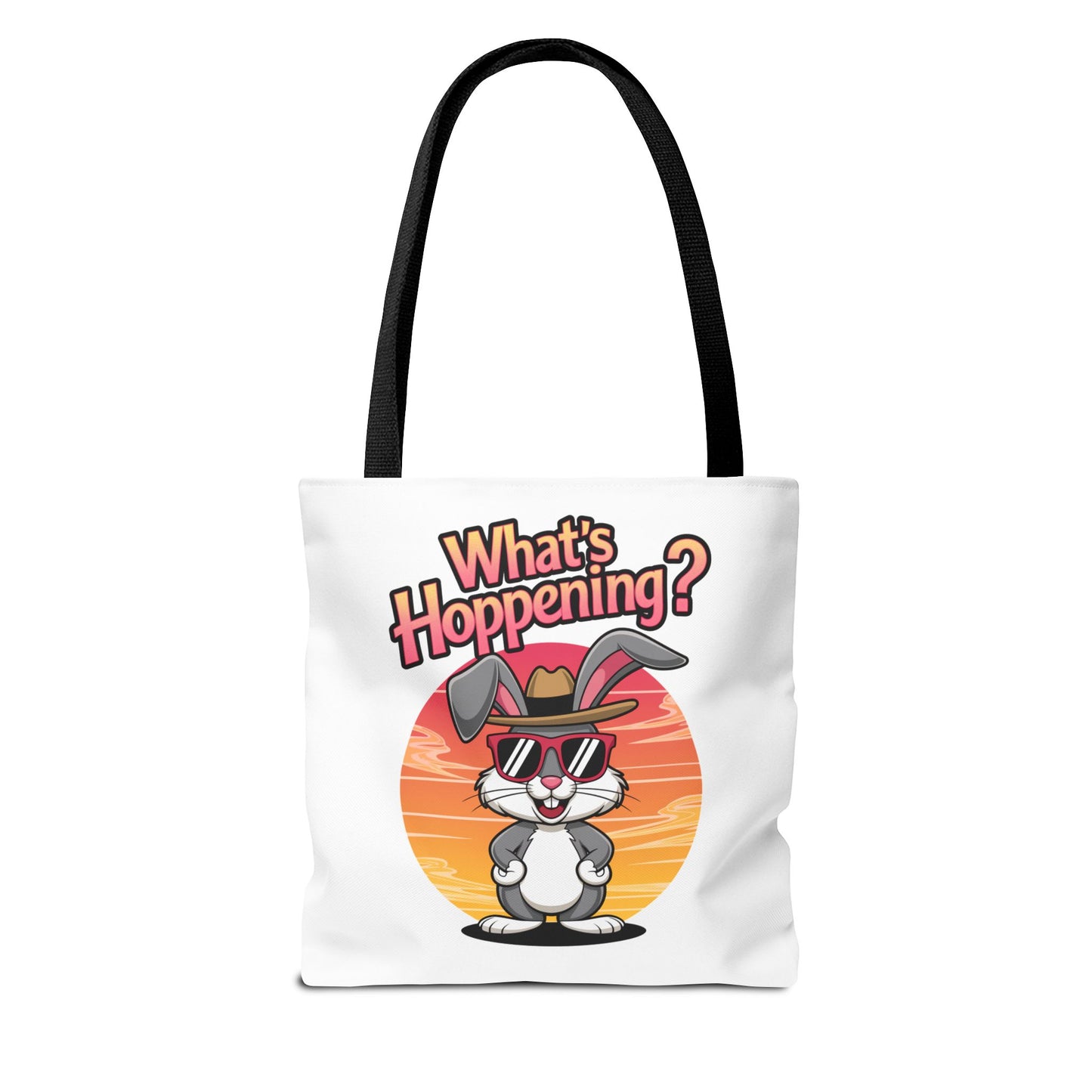 Bunny Tote Bag - 'What's Hoppening'