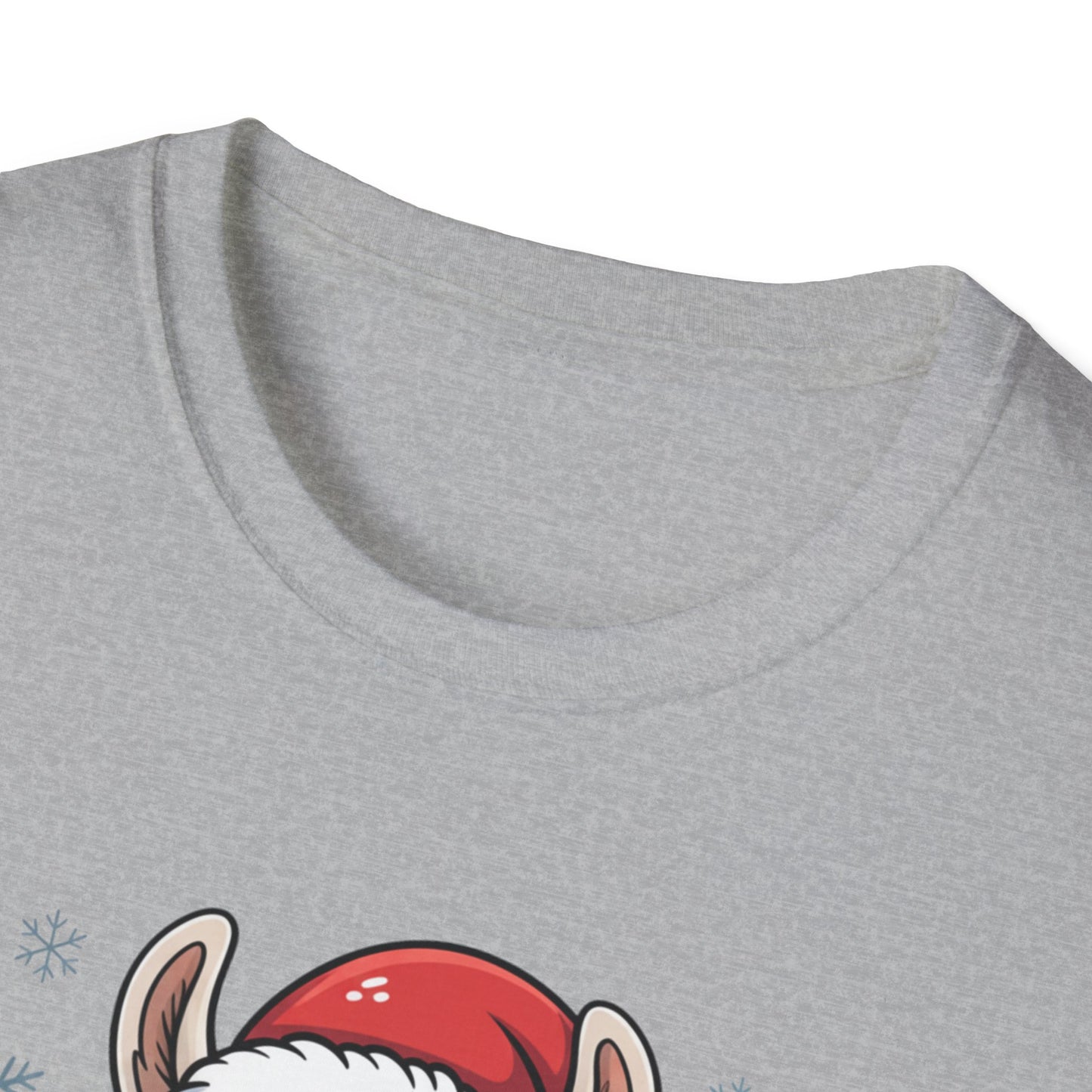 Fleece Navidad Llama Christmas Shirt, Funny Llama Xmas Tee, Cute Holiday Pun Shirt, Fuzzy Llama Santa Sweater Shirt, Christmas Gift Tee