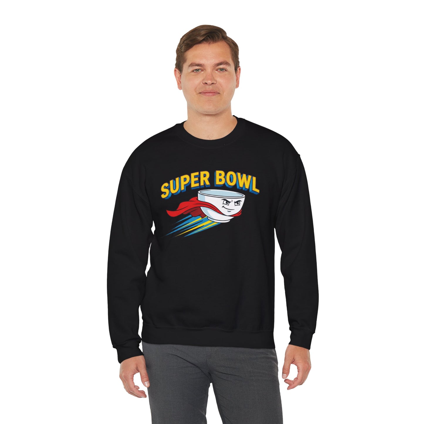 Super Bowl Sweatshirt, Funny Super Bowl Shirt, Football Party Sweatshirt, Game Day Crewneck, Bowl Pun Sweatshirt, Unisex Graphic Crew