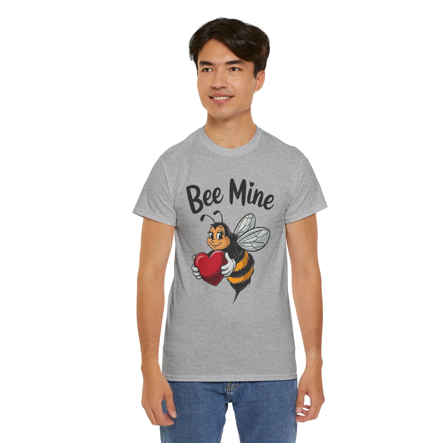 Bee Mine Shirt, Cute Valentine Shirt, Bee Love T Shirt, Funny Valentine Pun Tee, Heart Bee Graphic Shirt, Valentine Gift