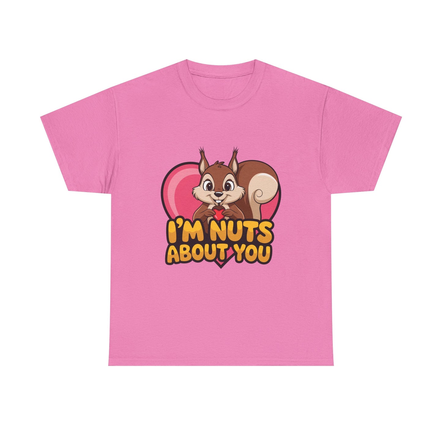 I’m Nuts About You Shirt, Funny Valentine Shirt, Squirrel Love T Shirt, Cute Animal Pun Tee, Valentine Gift For Him Her
