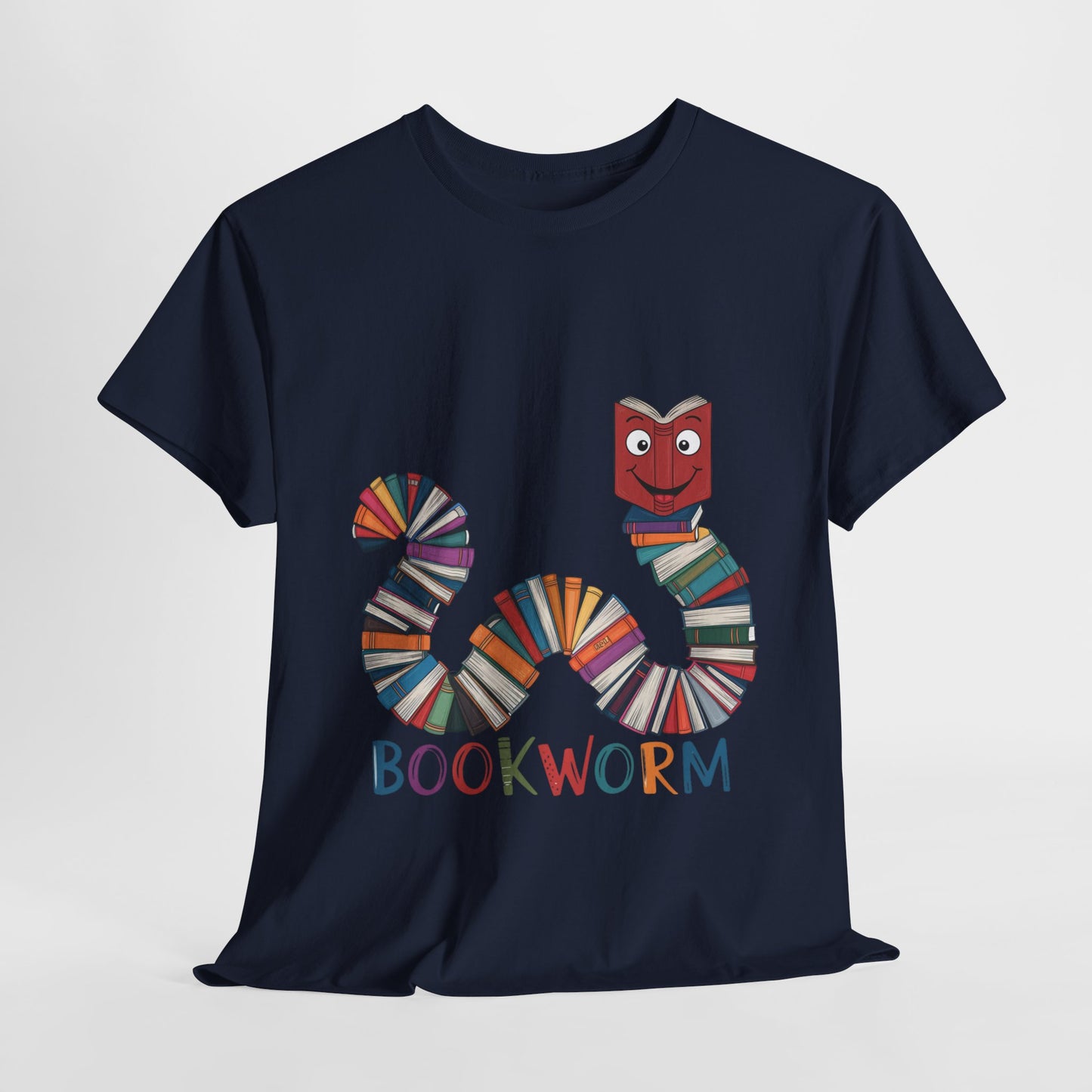 Cute Bookworm Shirt – Funny Reading Lover Tee – Teacher Gift – Kids Book Tee – Unisex Book Nerd Shirt – Book Club Graphic T-Shirt