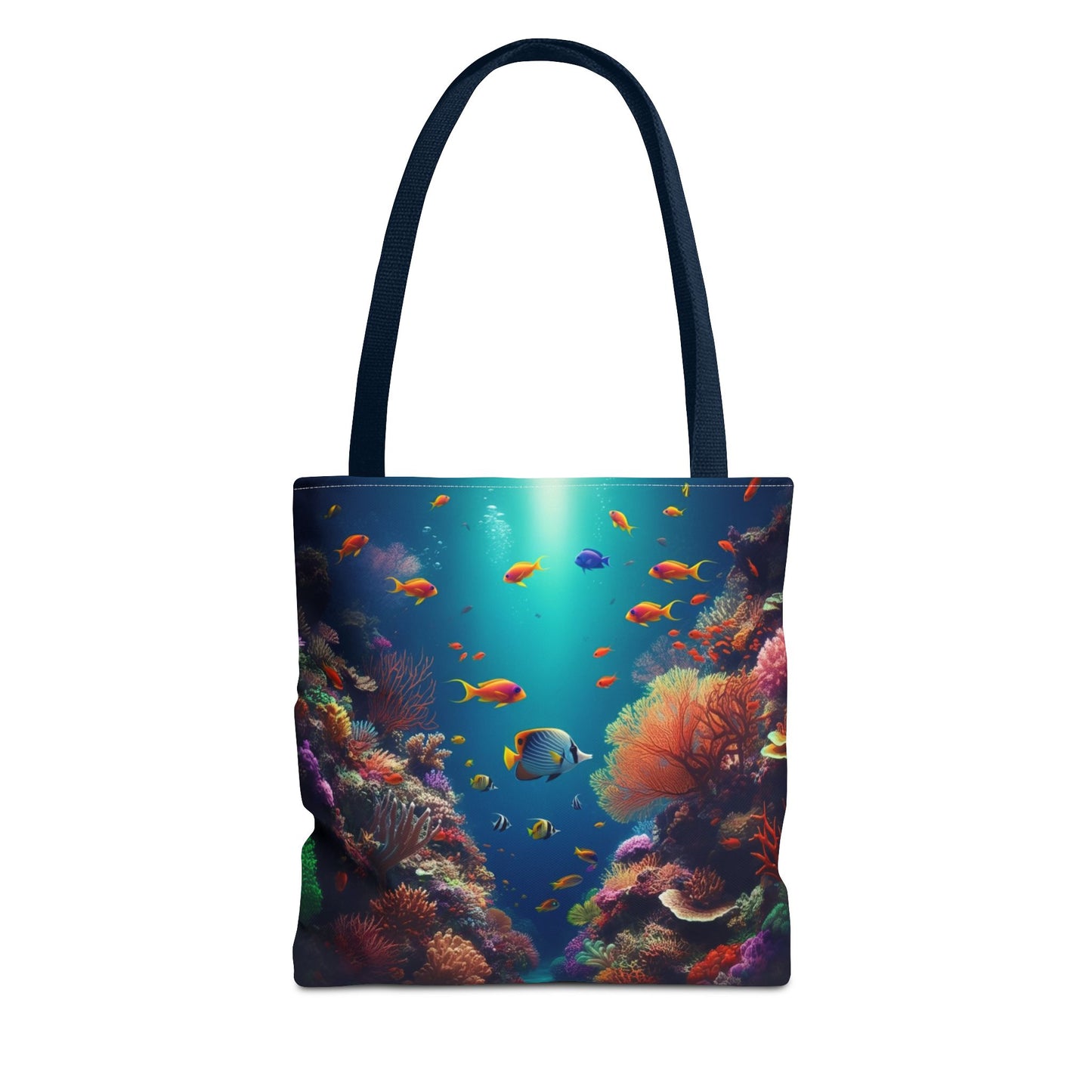 Coral Reef Illustrated Tote Bag