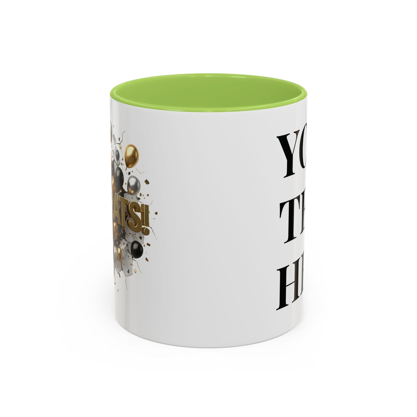 Personalized Congrats Mug, Custom Graduation Gift, Promotion Coffee Cup, New Dad Present, Teacher Appreciation Gift, Custom Name Cups