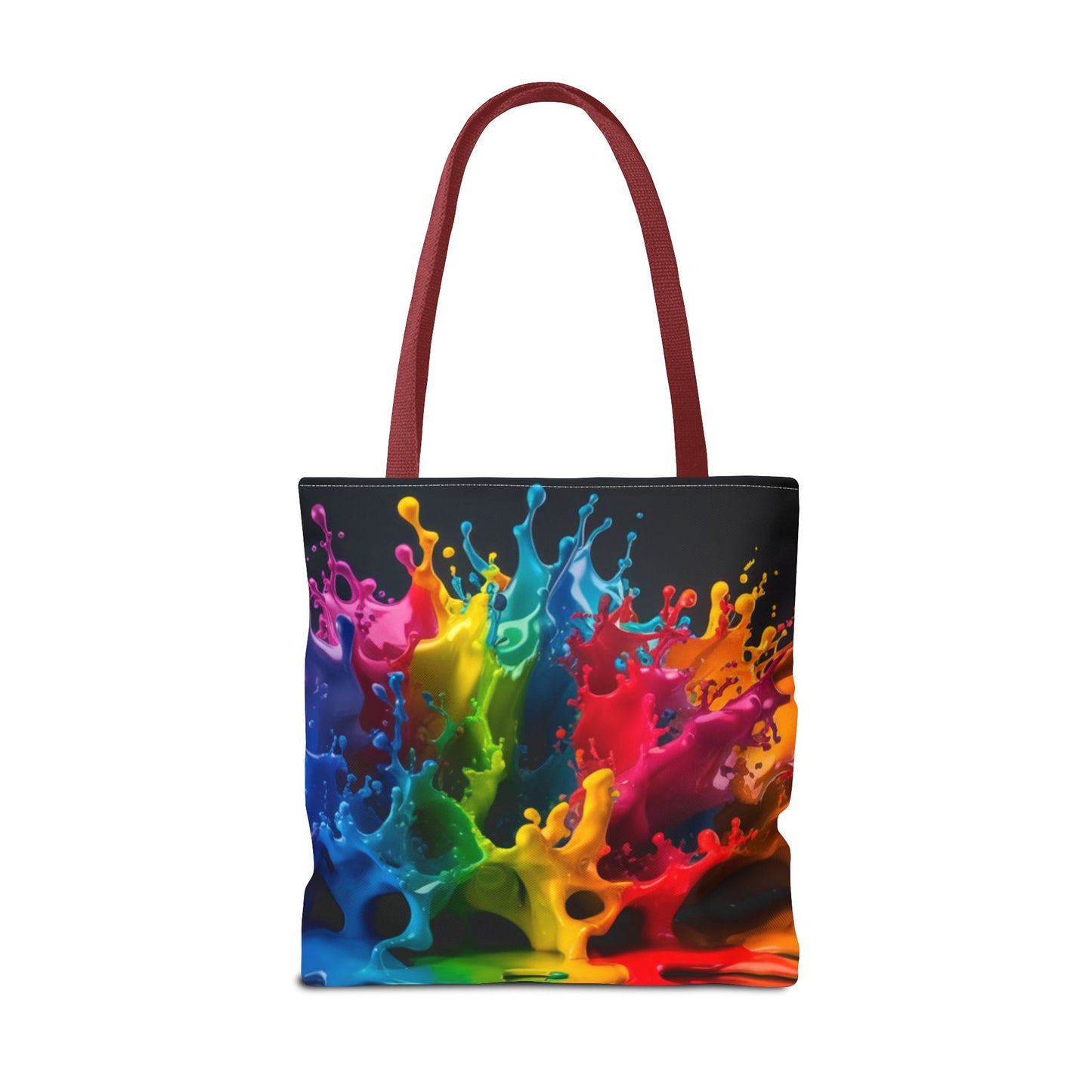 Colorful Splash Tote Bag - Vibrant Art for Every Occasion