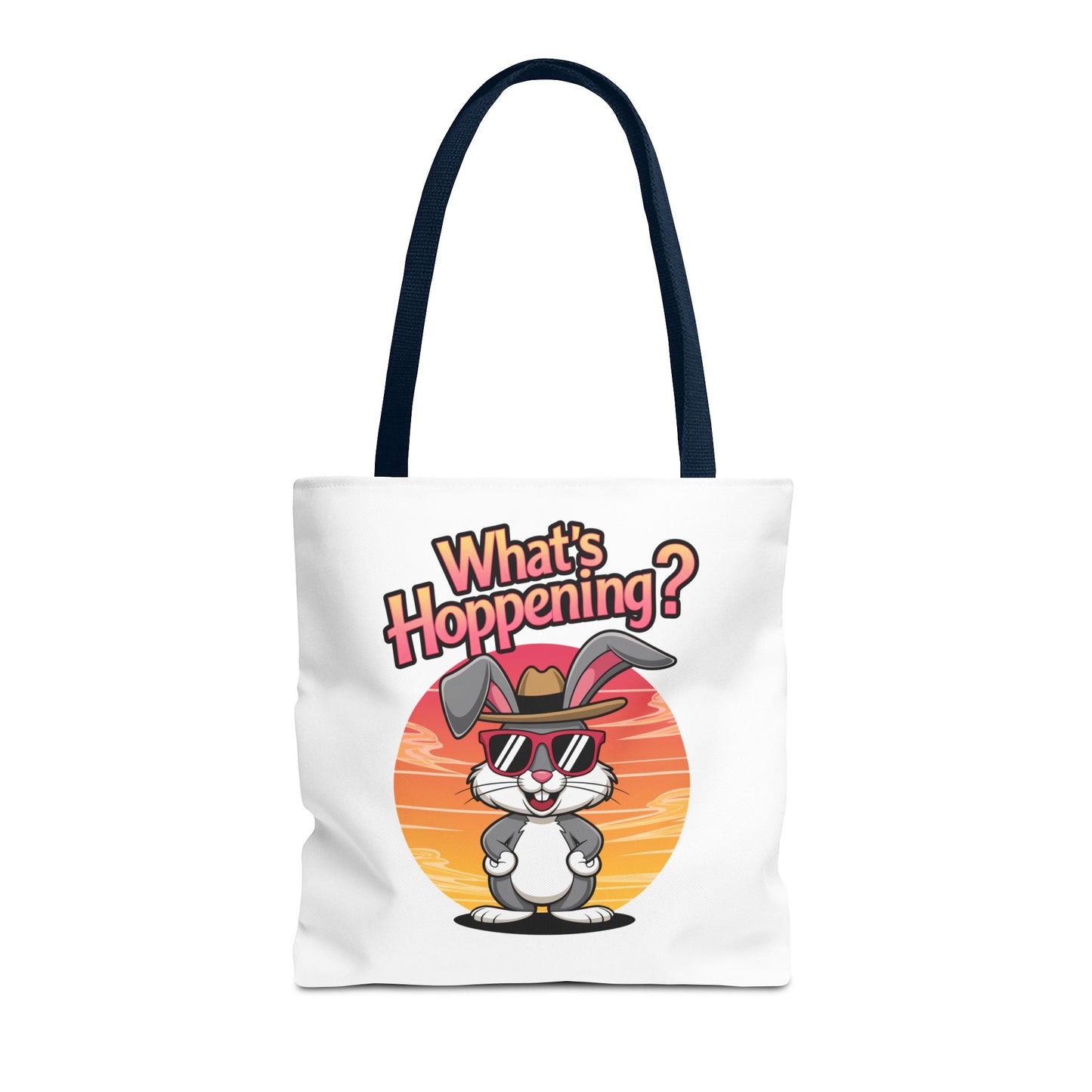Bunny Tote Bag - 'What's Hoppening'