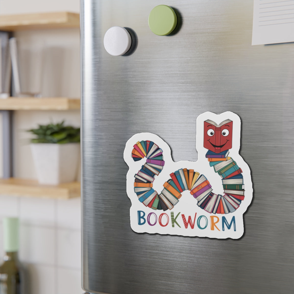 Bookworm Magnet Kitchen Decor Office Decoration Bookworm Decor Library Decoration