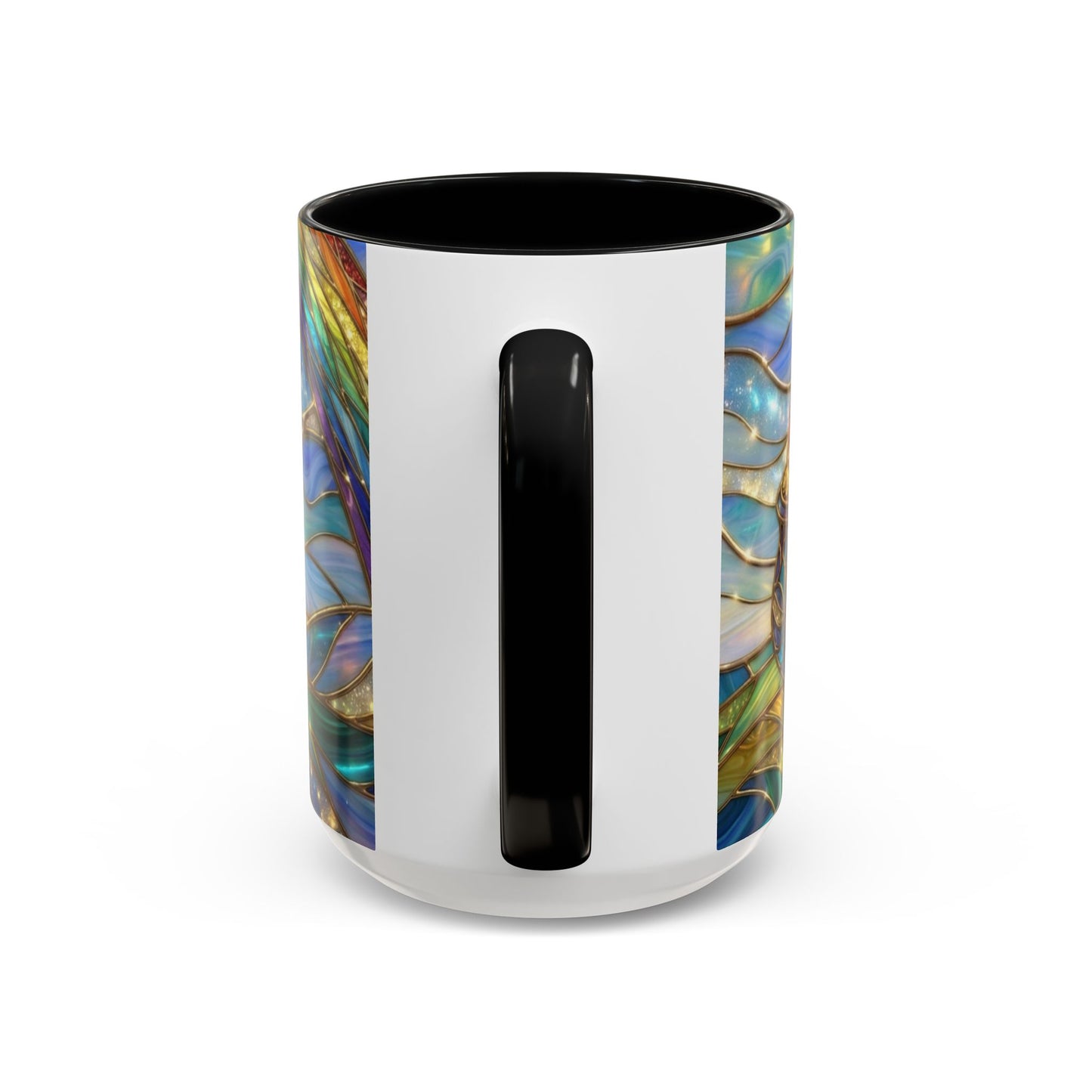 Stained Glass Rainbow Mug, Pot Of Gold Coffee Cup, St Patricks Day Gift, Magical Fantasy Tea Cup, Lucky Irish Leprechaun, Colorful Art
