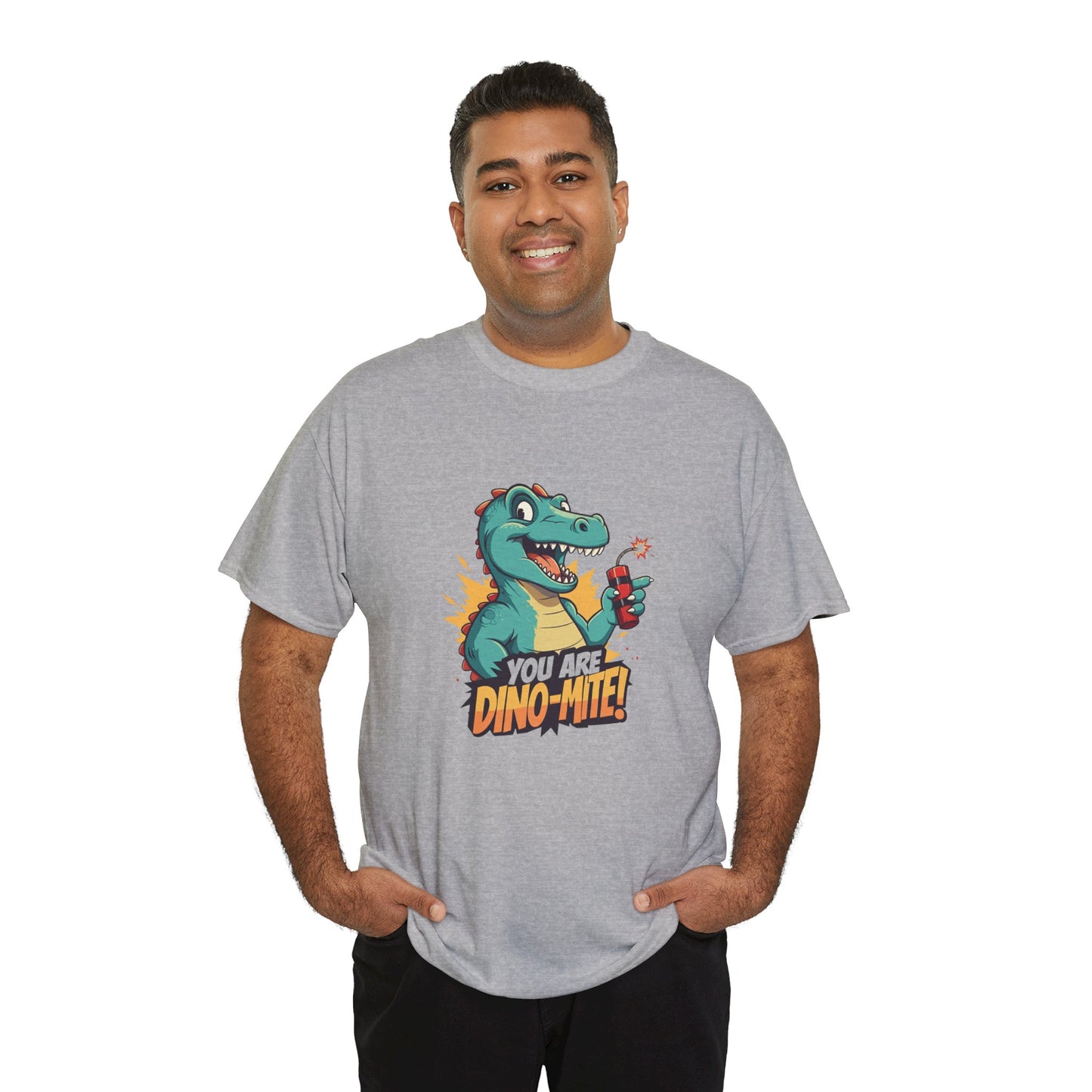 You Are Dino-Mite T-Shirt – Funny Dinosaur Graphic Tee | Cute T-Rex Shirt for Kids & Adults | Unisex Dino Lover Gift | Explosion Design