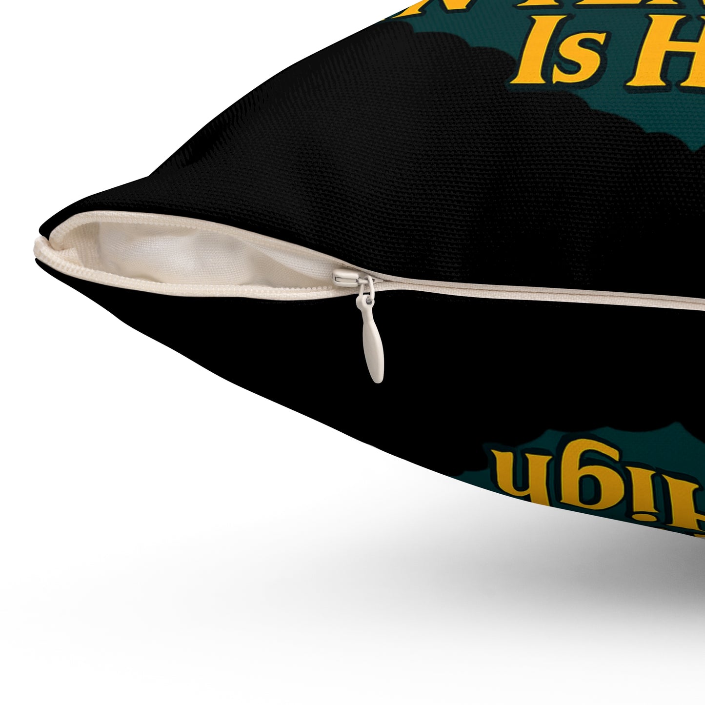 Square Pillow City in a Tent The In-Tent-City is High Intense Throw Intensity Decor Dorm Room Decor