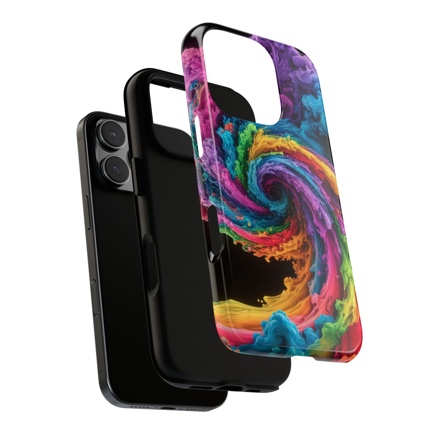 iPhone Case - Colorful Swirl Design