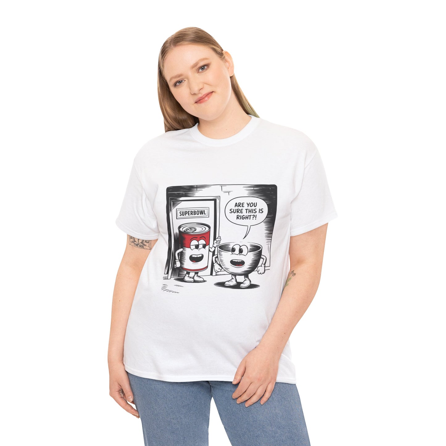 Comic Unisex Tee - Superbowl Design