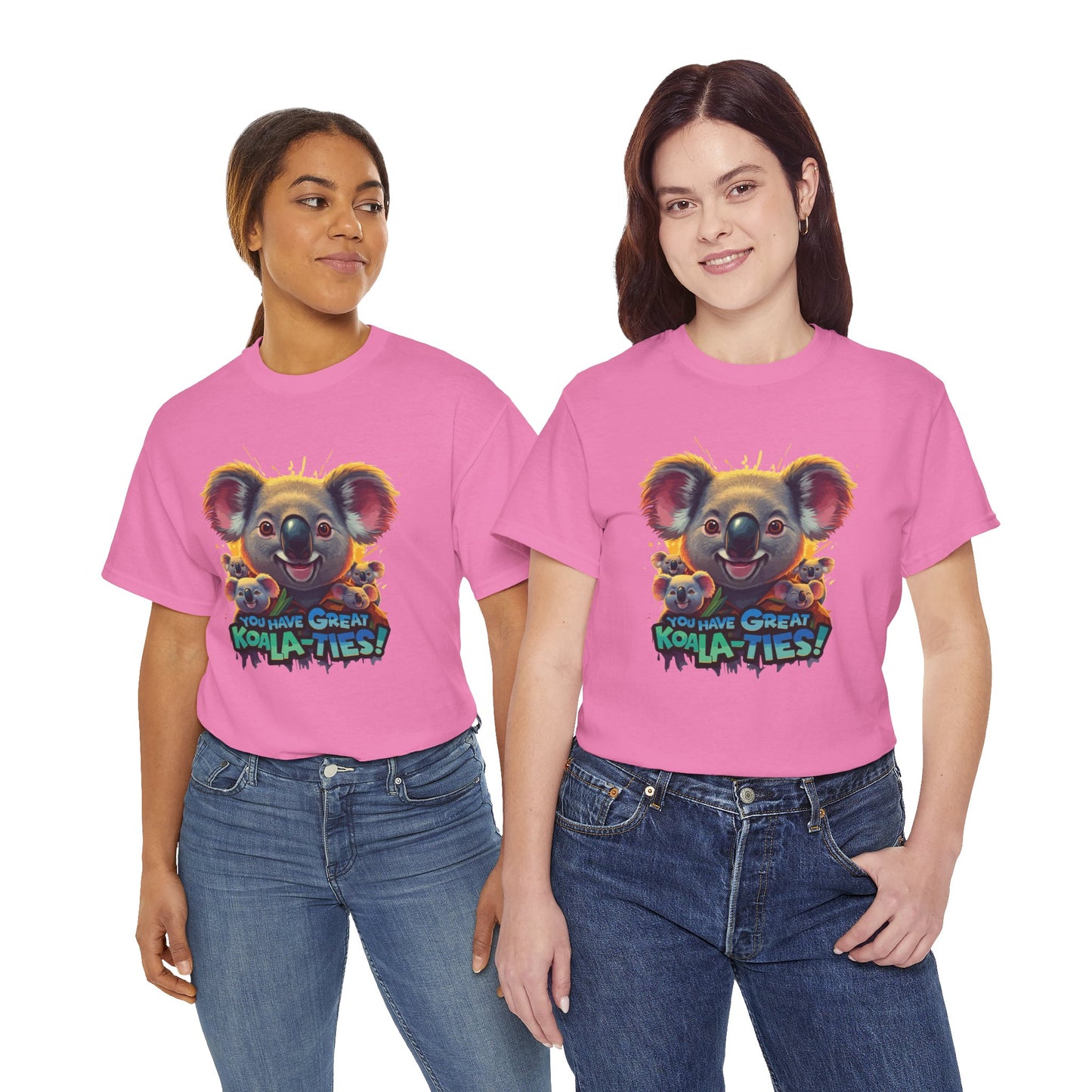 You Have Great Koala‑ties Tee – Cute Koala Pun T‑Shirt, Animal Lover Gift, Funny Wildlife Graphic, Unisex Casual Tee