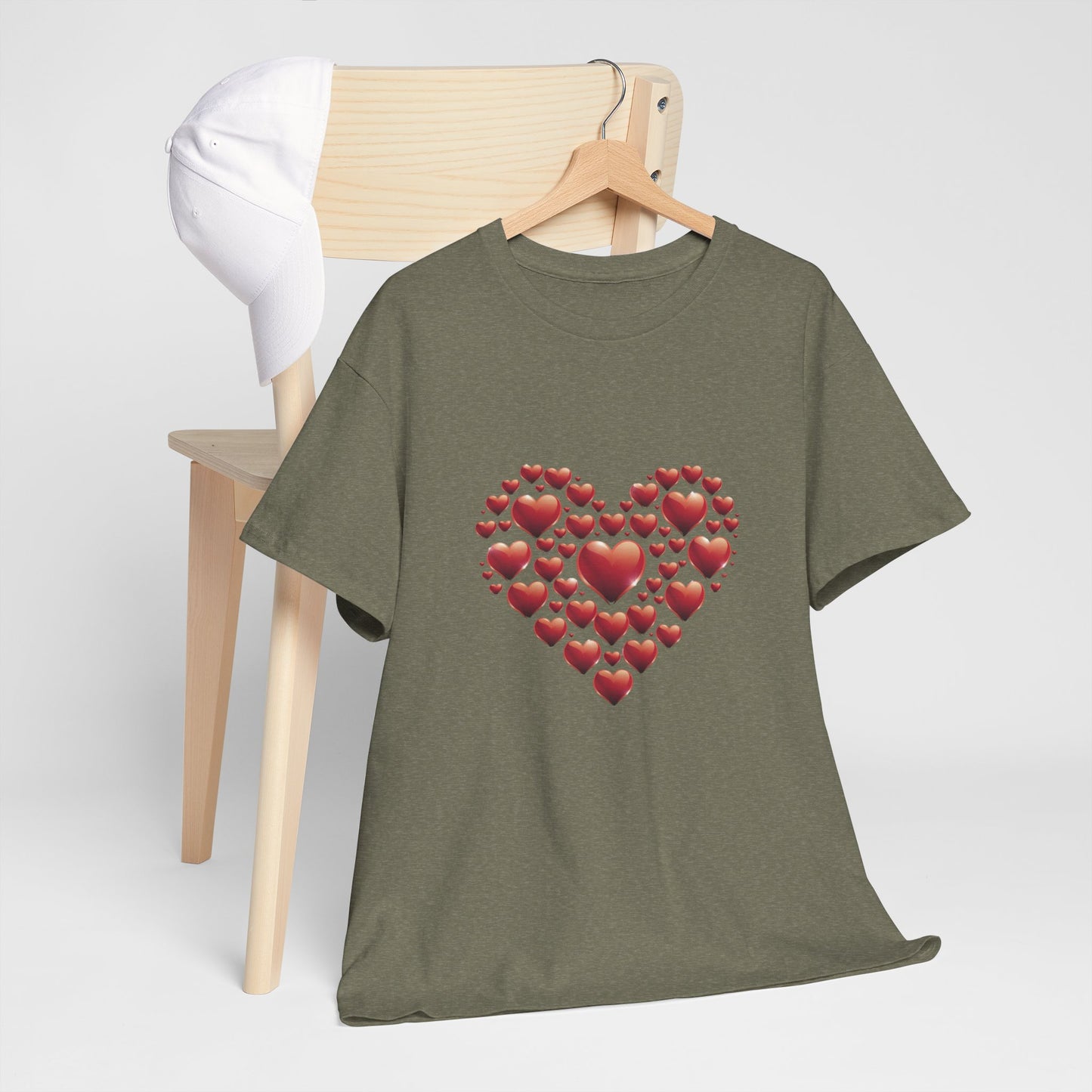 Heart Of Hearts Shirt, Minimal Valentine Shirt, Red Heart Graphic Tee, Love Aesthetic T Shirt, Valentine Gift Shirt