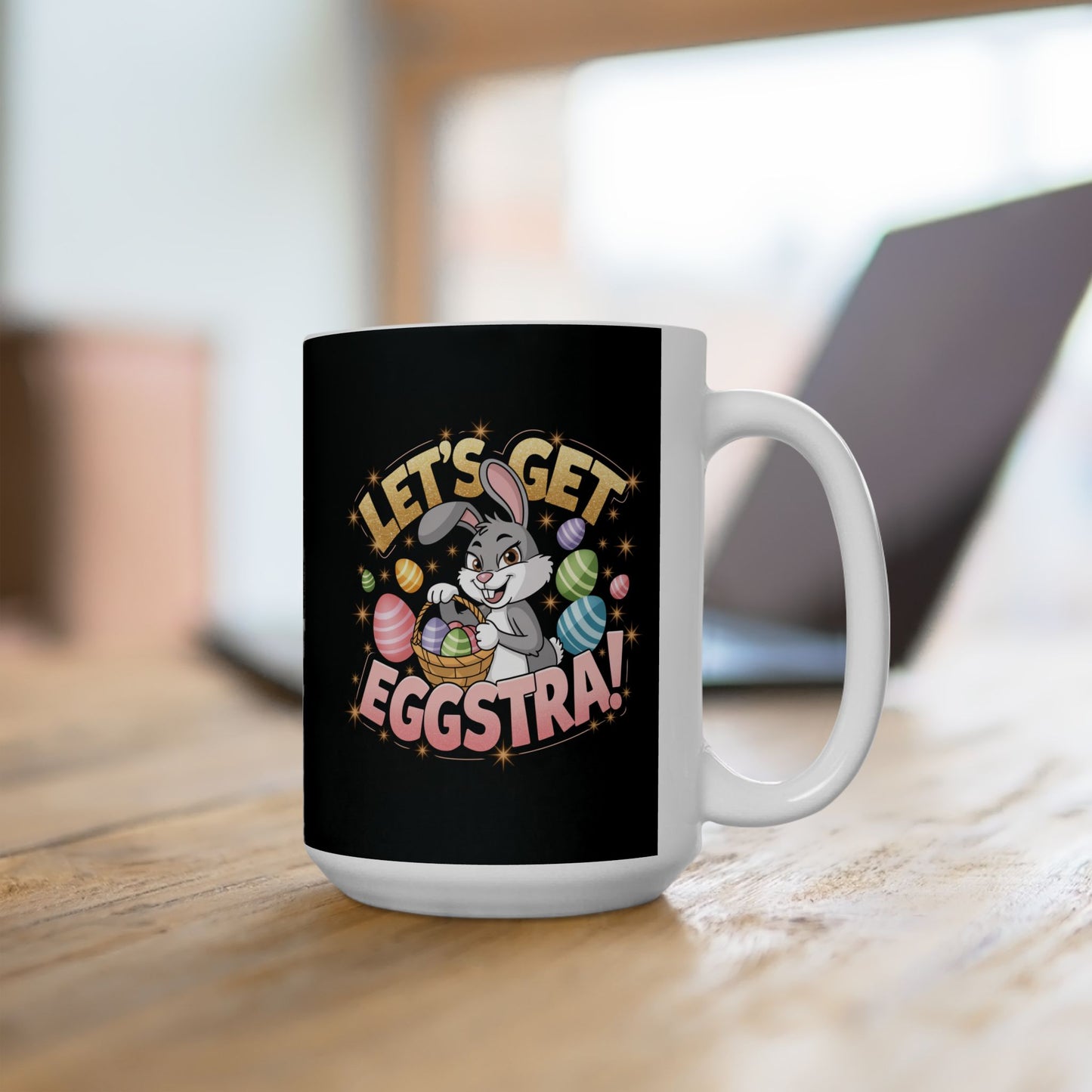 Let’s Get Eggstra Fun Ceramic Mug - Perfect for Easter Celebrations!