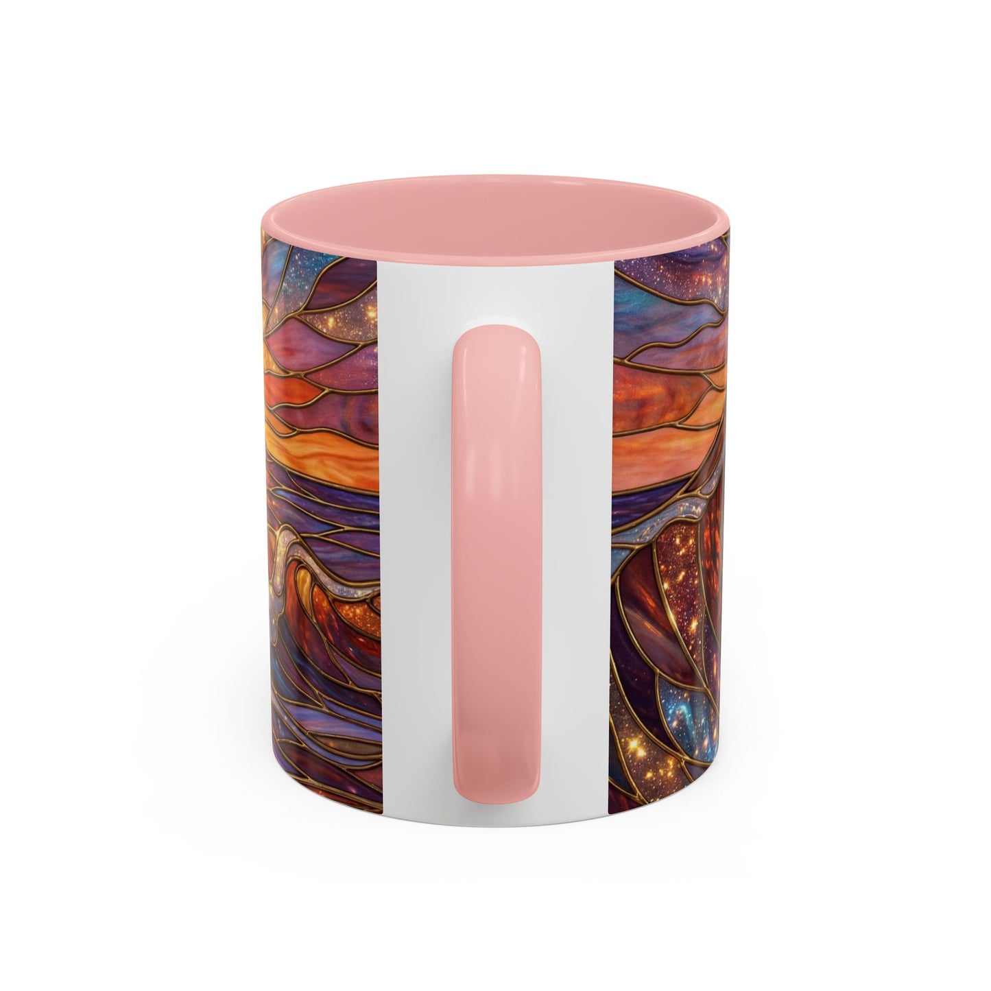 Stained Glass Wave Mug, Ocean Sunset Coffee Cup, Vibrant Beach Art, Sea Lover Gift, Mosaic Tea Cup, Summer Kitchen Decor, Nature Drinkware